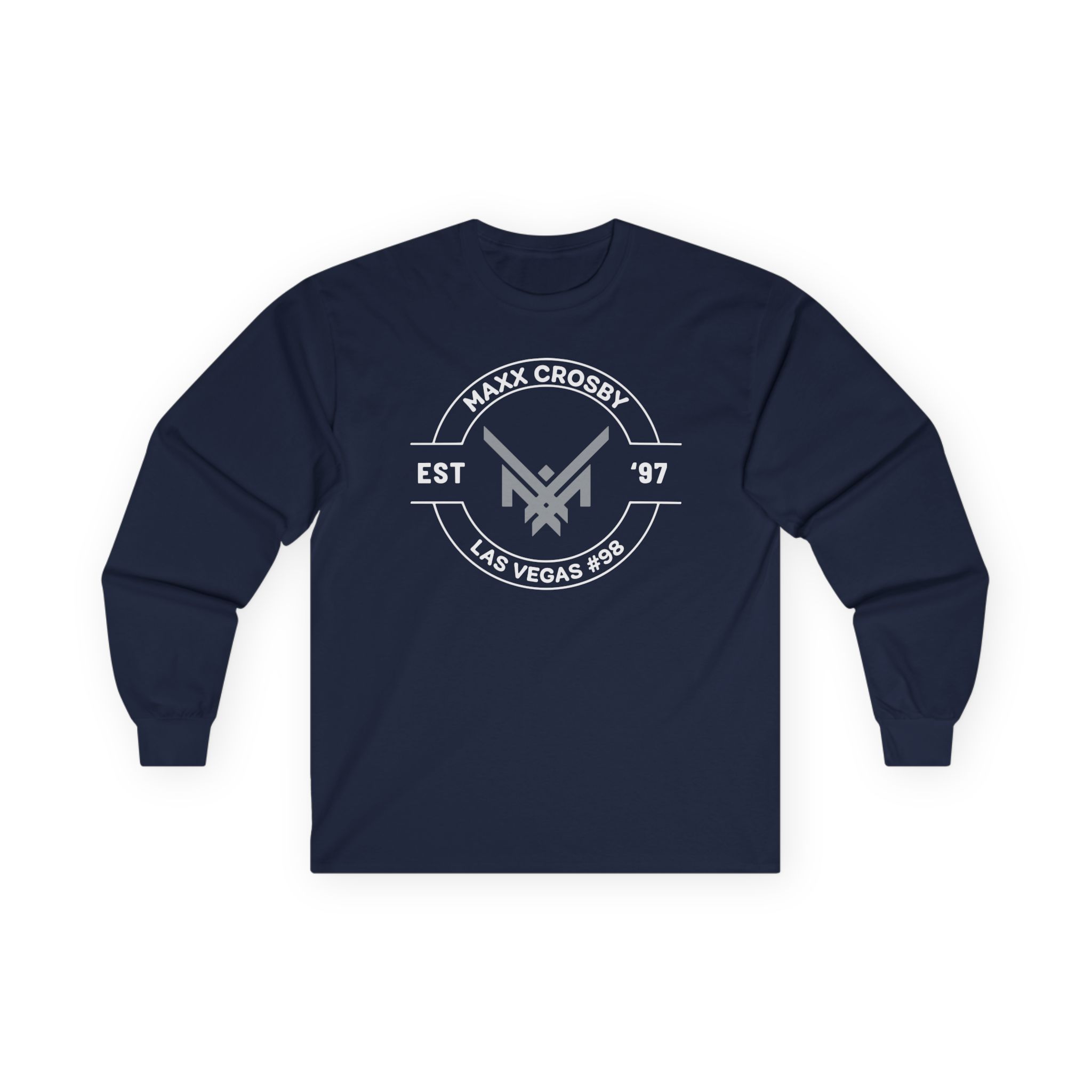 Maxx Crosby Logo Unisex Ultra Cotton Long Sleeve Tee