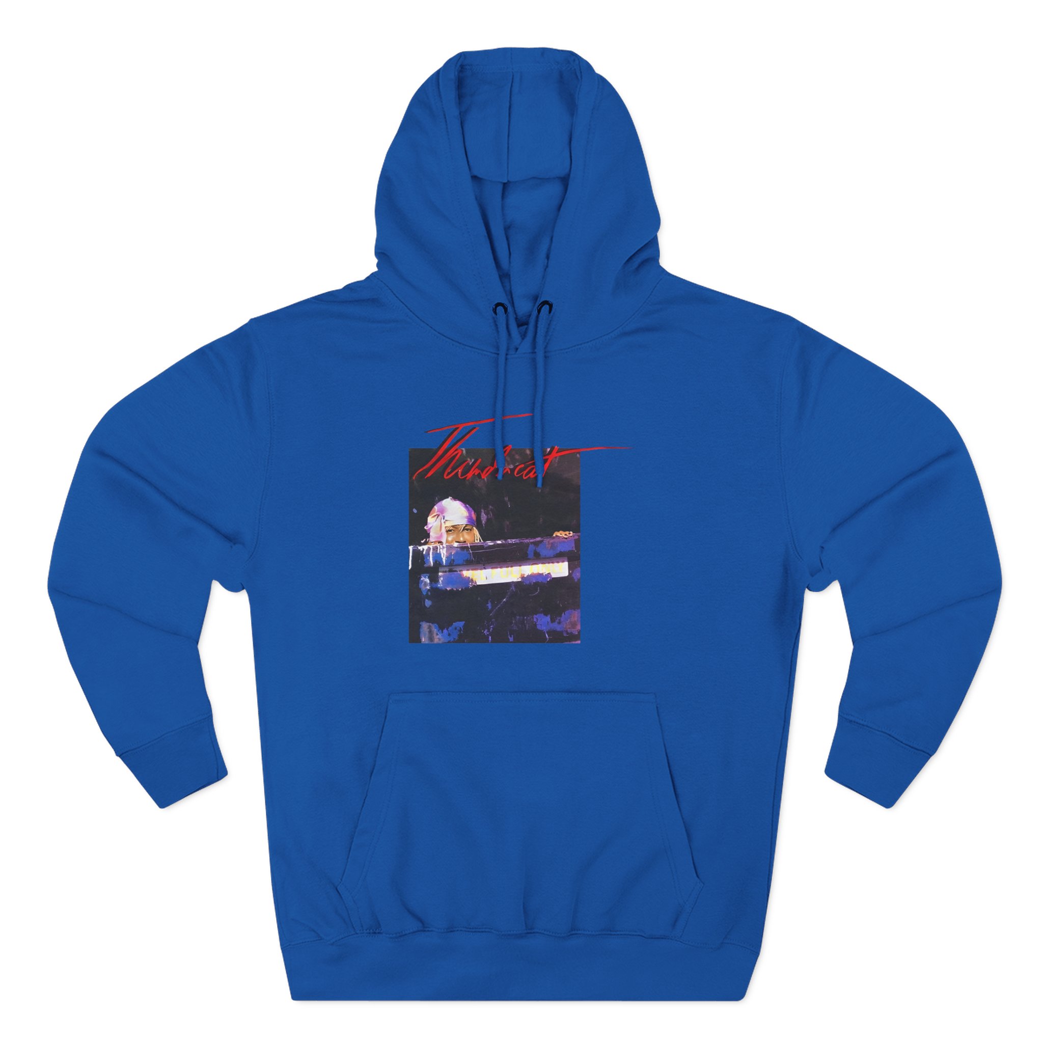 Thundercat Durag Dumpster Fire Three-Panel Fleece Hoodie