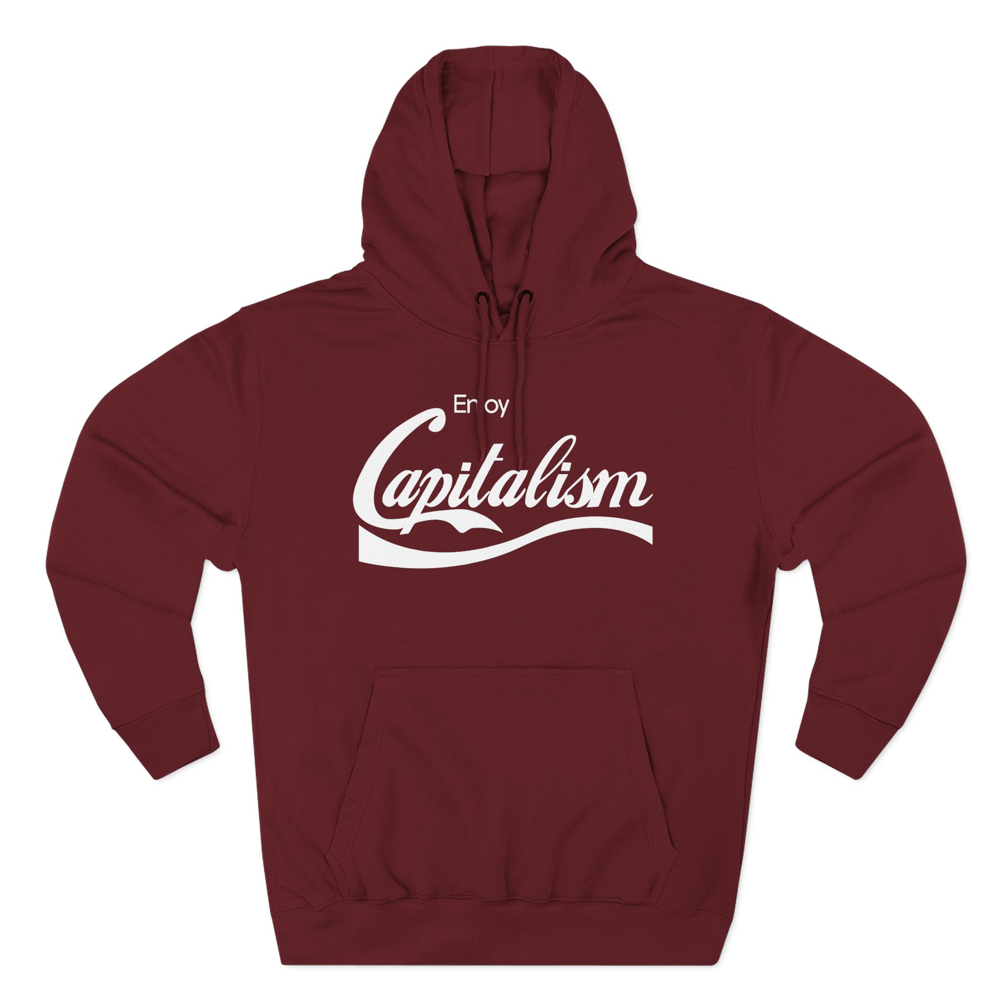 Valuetainment Enjoy Capitalism Three-Panel Fleece Hoodie