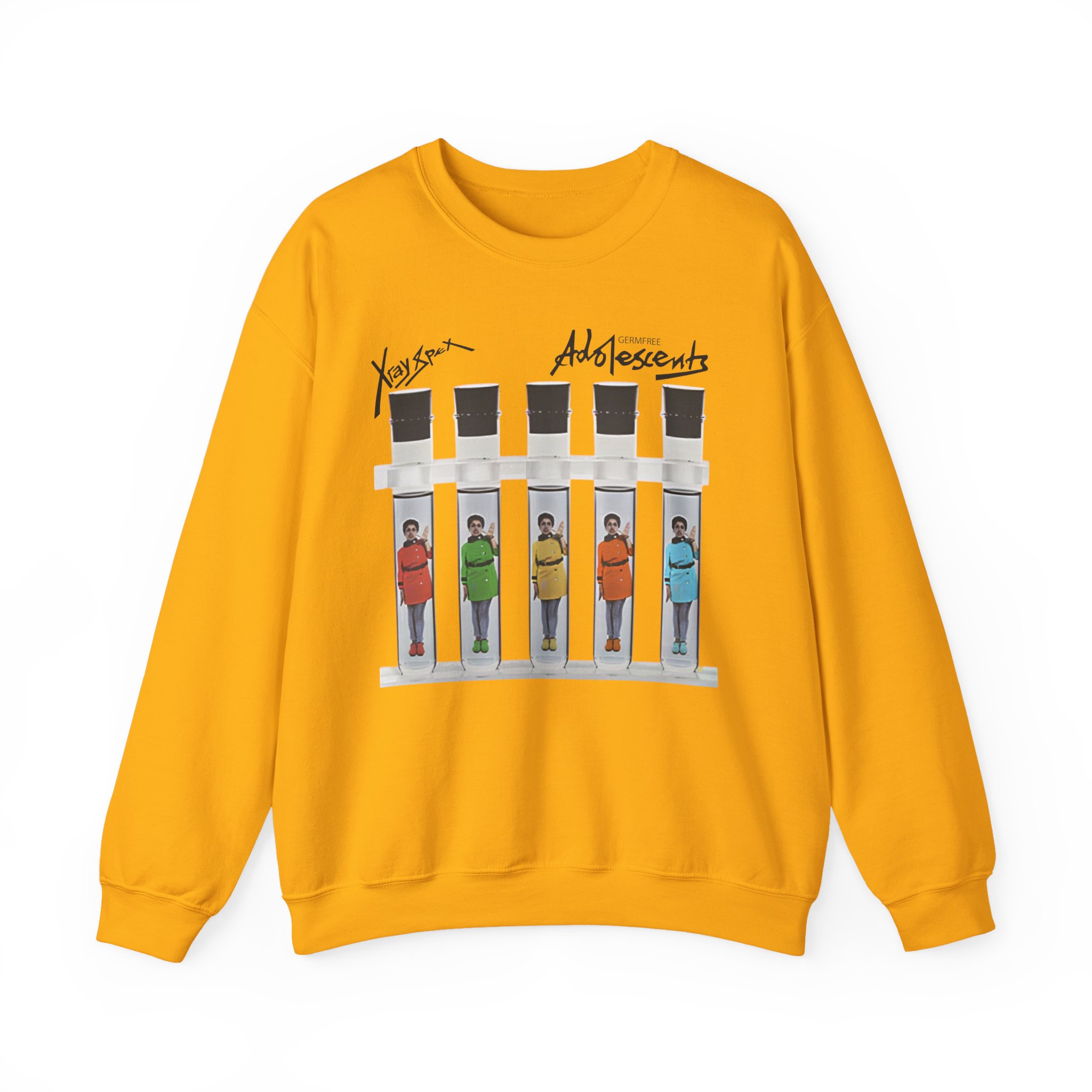 X-ray Spex Germ Free Five Tube Unisex Heavy Blendâ„¢ Crewneck Sweatshirt