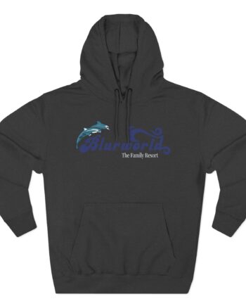 Blur Seaworld Three-Panel Fleece Hoodie