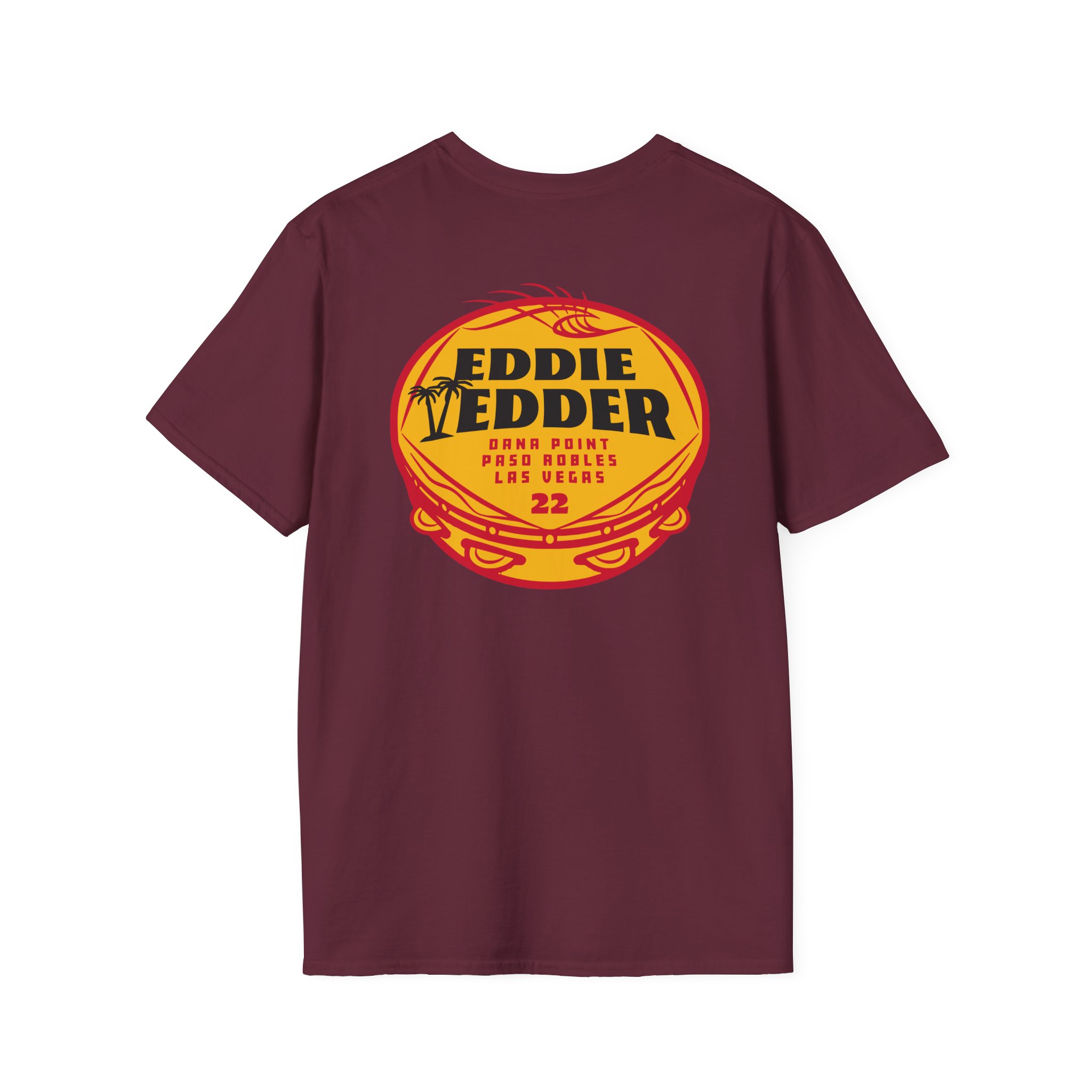 Eddie Vedder Tambourine Unisex Softstyle T-Shirt