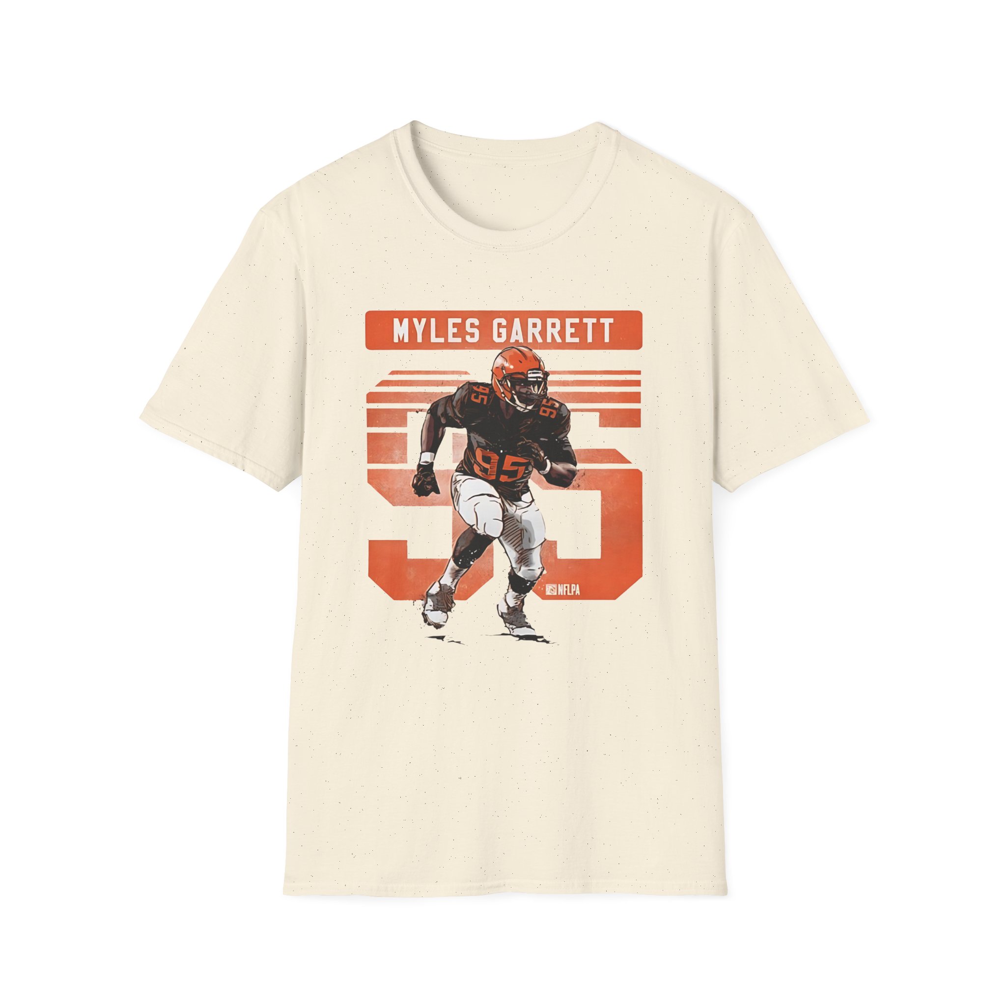 Myles Garrett Grunge Unisex Softstyle T-Shirt