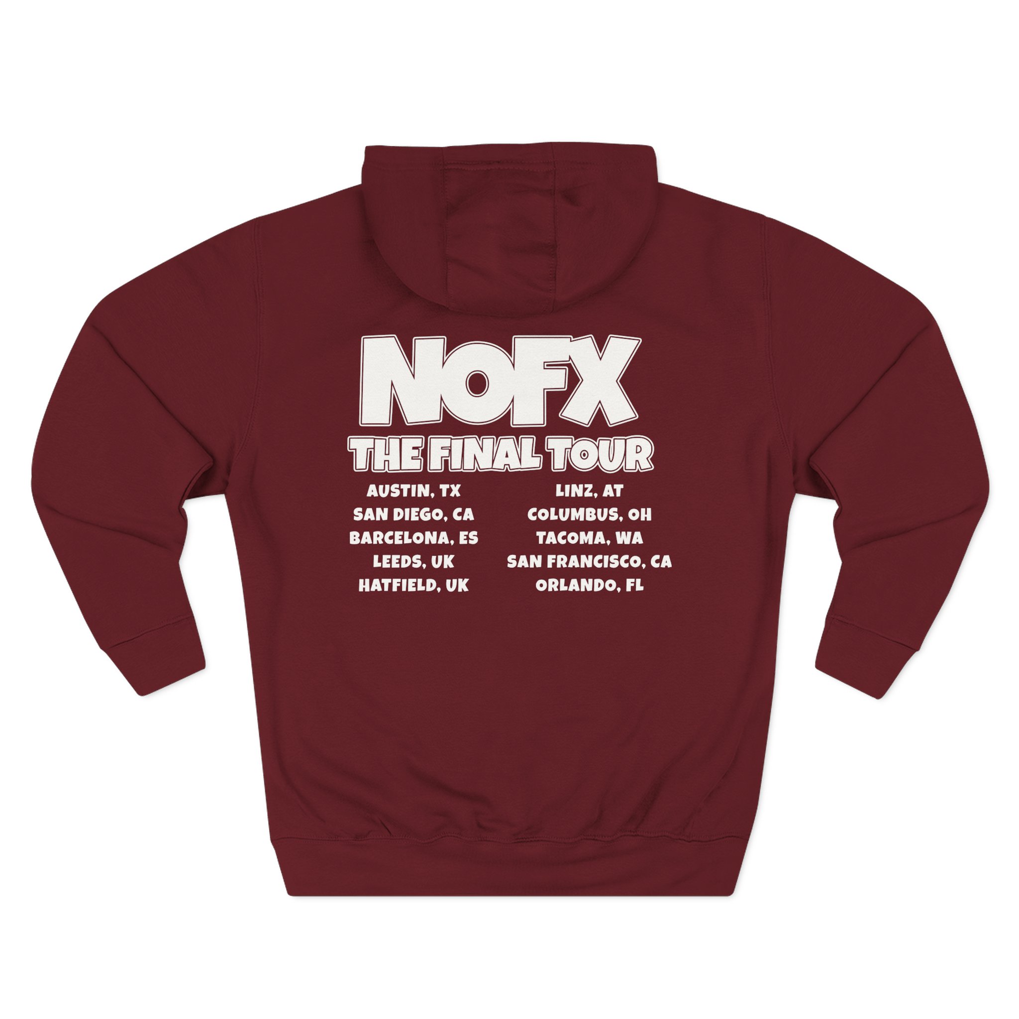 Nofx Lollipop Guy Three-Panel Fleece Hoodie