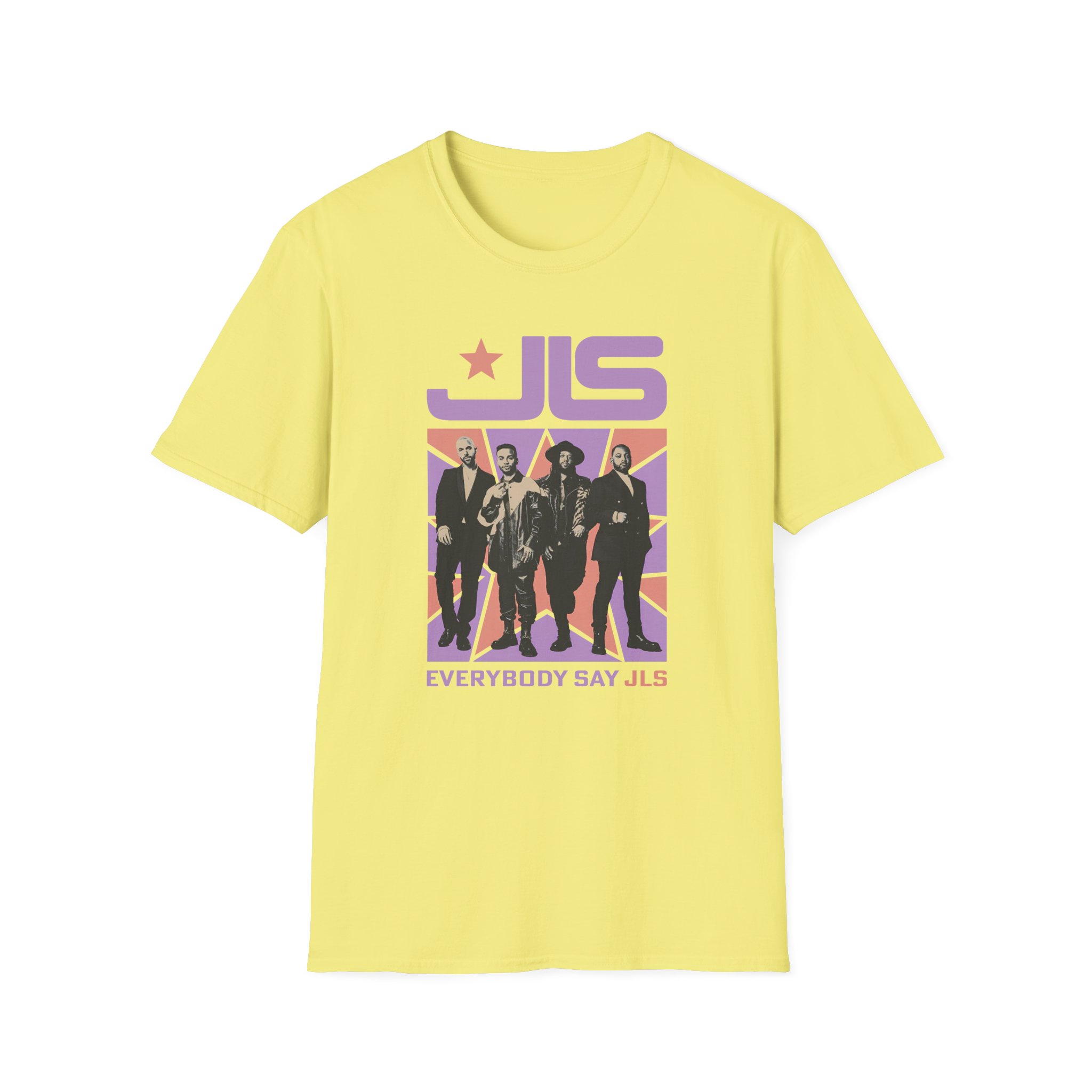 JLS, Everybody Say JLS Photo Star Unisex Softstyle T-Shirt