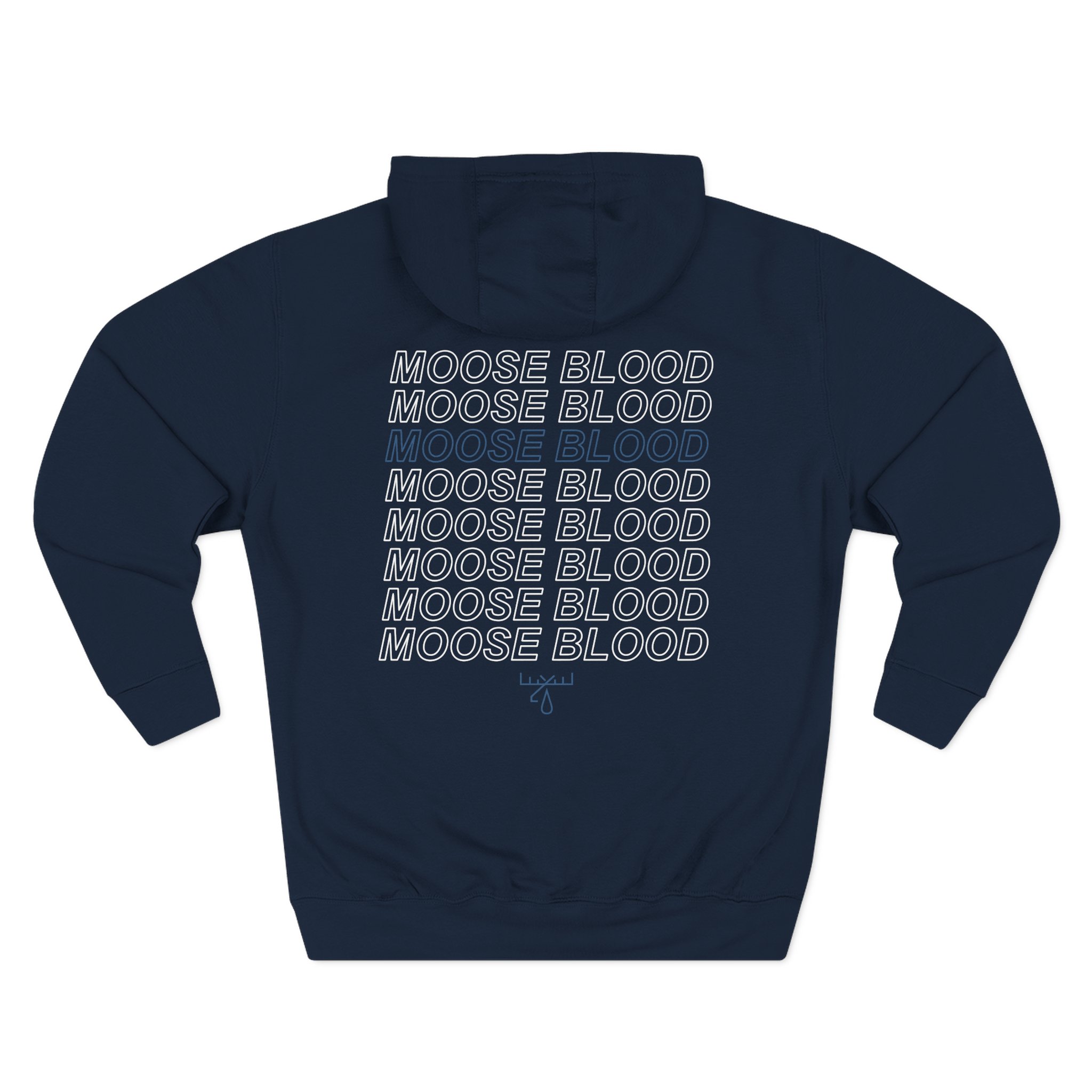 Moose Blood Repeater Three-Panel Fleece Hoodie