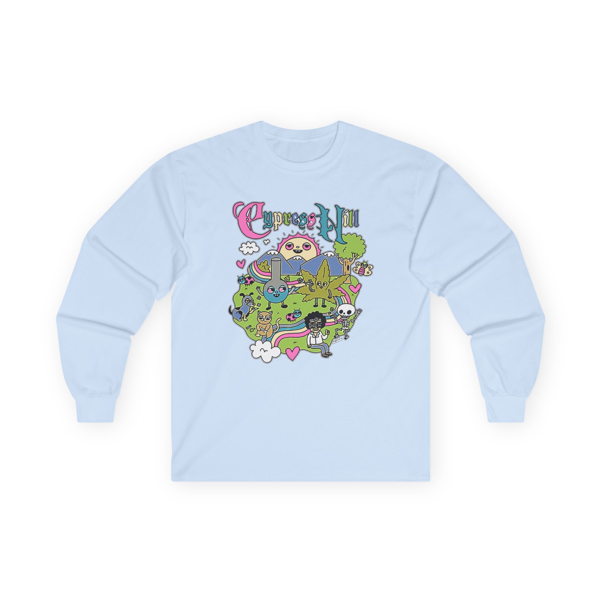 Cypress Hill Happy Time by Sean Solomon Unisex Ultra Cotton Long Sleeve Tee