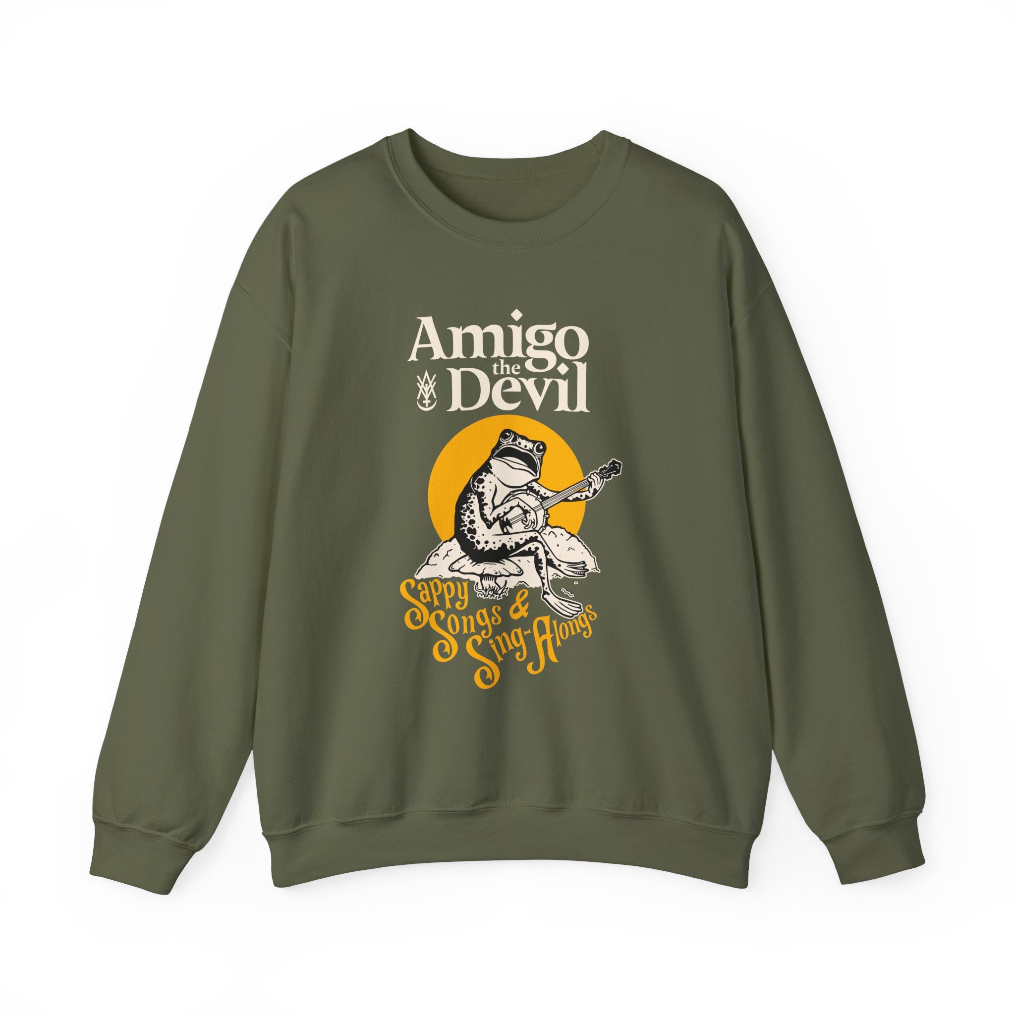 Amigo the Devil Sappy Songs Unisex Heavy Blendâ„¢ Crewneck Sweatshirt