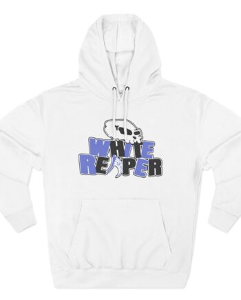 White Reaper Three-Panel Fleece Hoodie