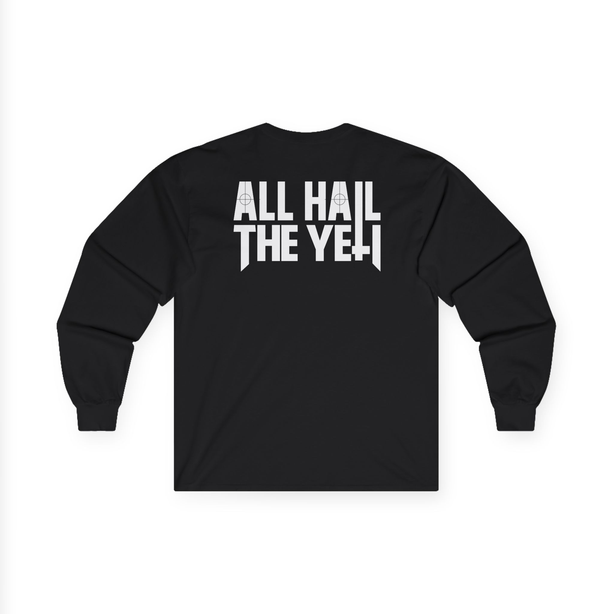 All Hail the Yeti Side Logo Unisex Ultra Cotton Long Sleeve Tee