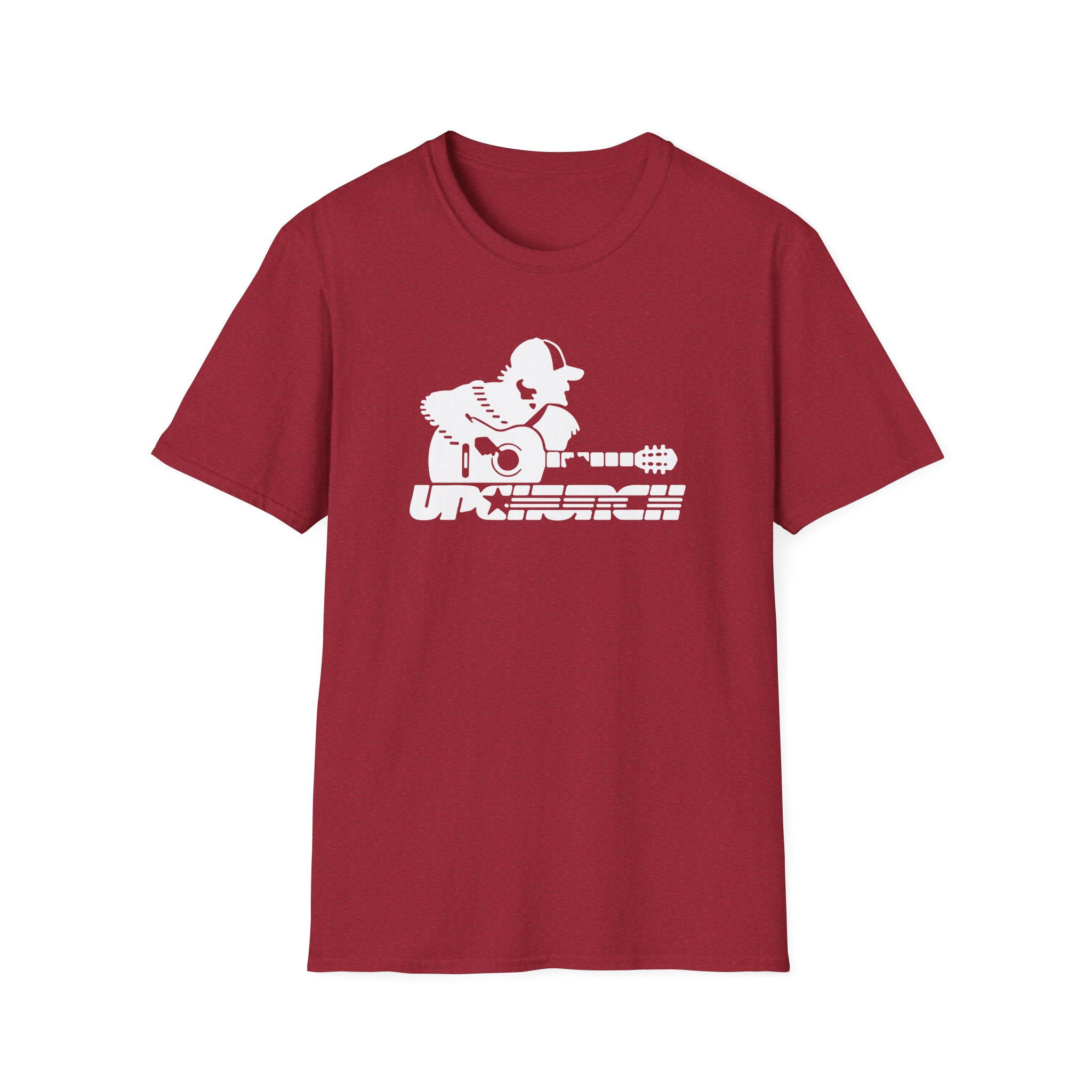 Upchurch Maroon Logo Unisex Softstyle T-Shirt