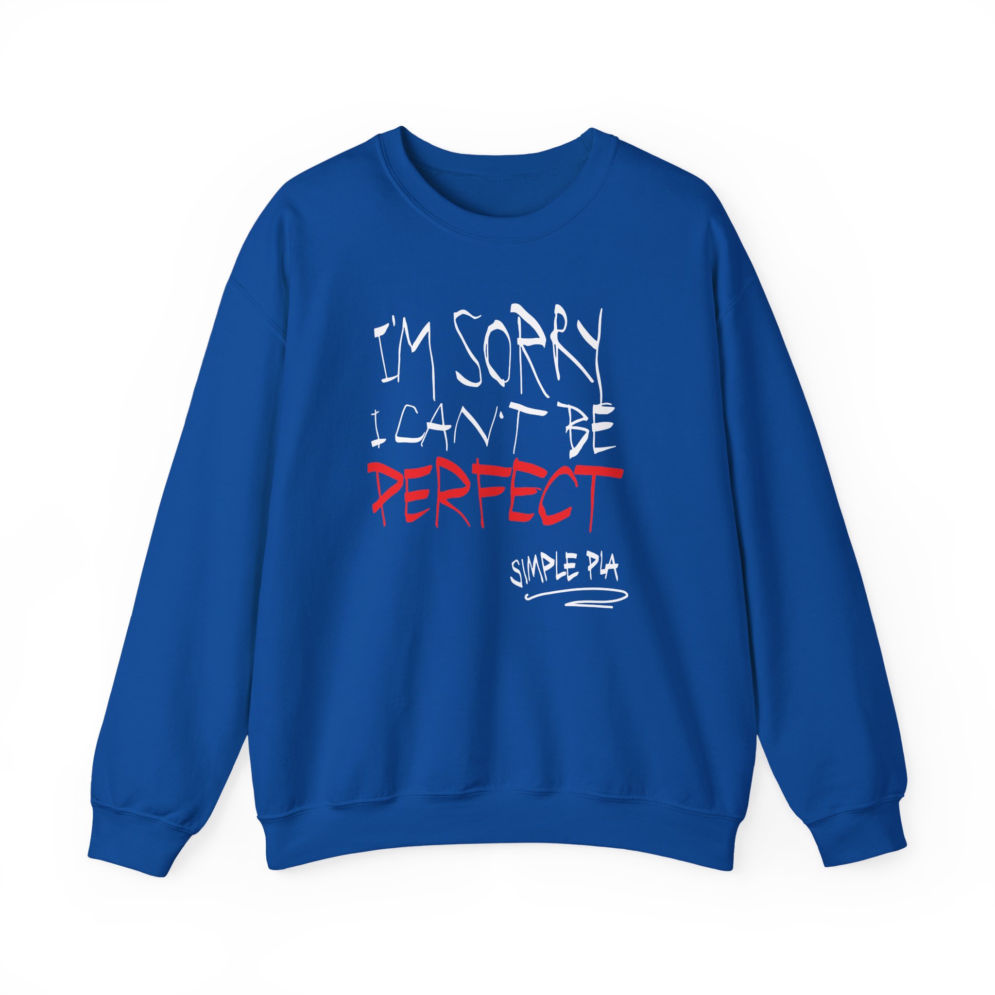 Simple Plan I'm Sorry I Can't Be Perfect Unisex Heavy Blendâ„¢ Crewneck Sweatshirt