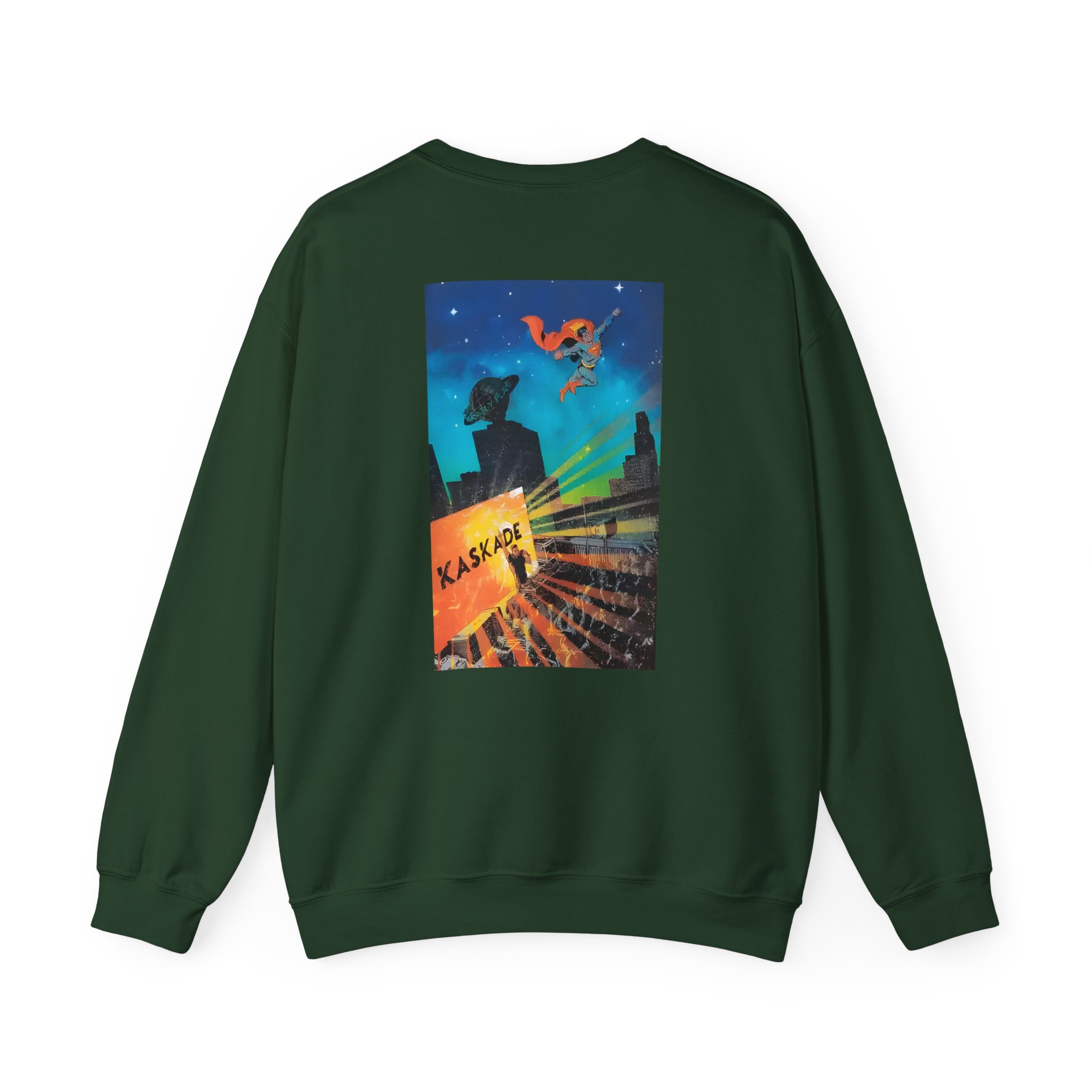 Kaskade X Superman Comic Unisex Heavy Blendâ„¢ Crewneck Sweatshirt