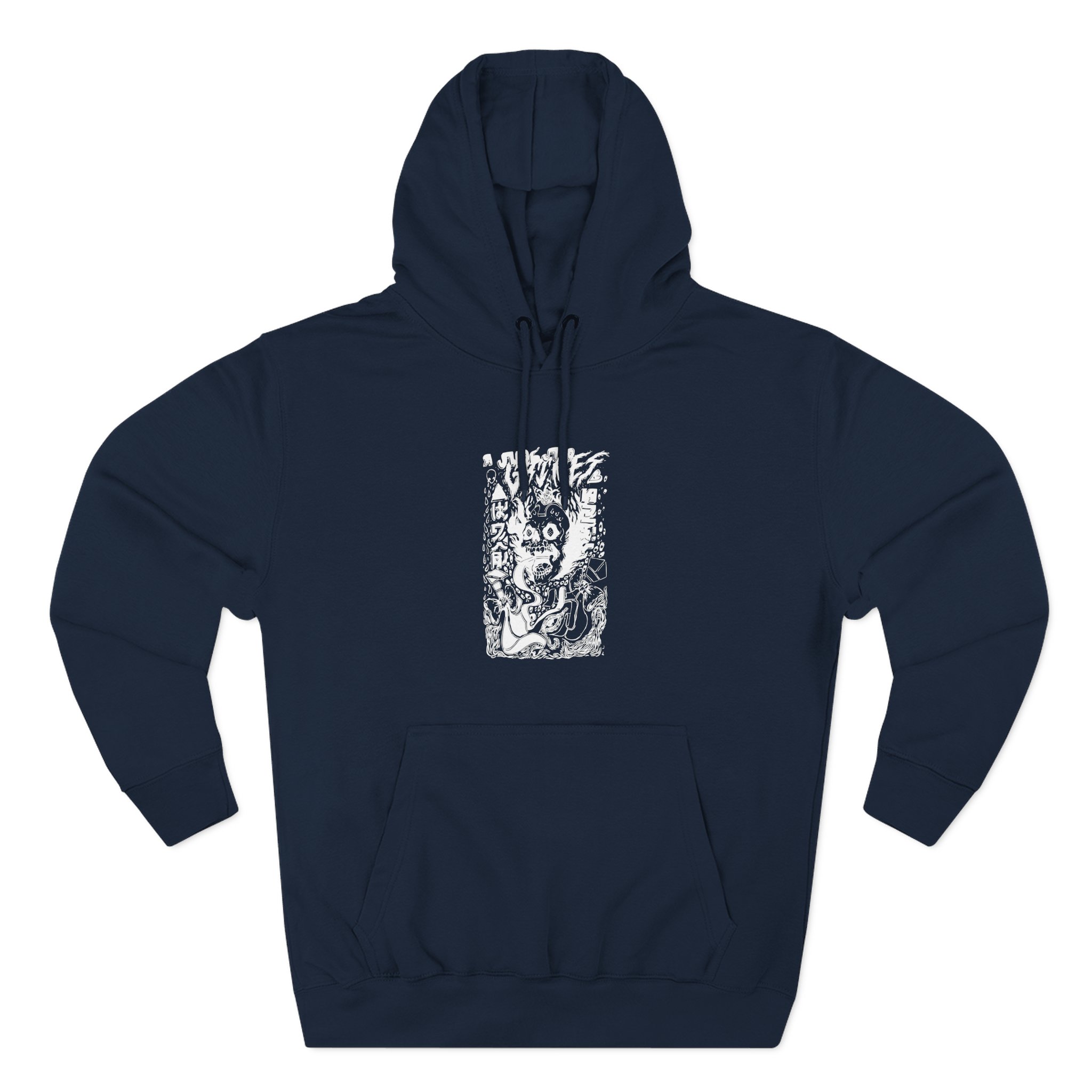 Grimes Vission Three-panel Fleece Hoodie