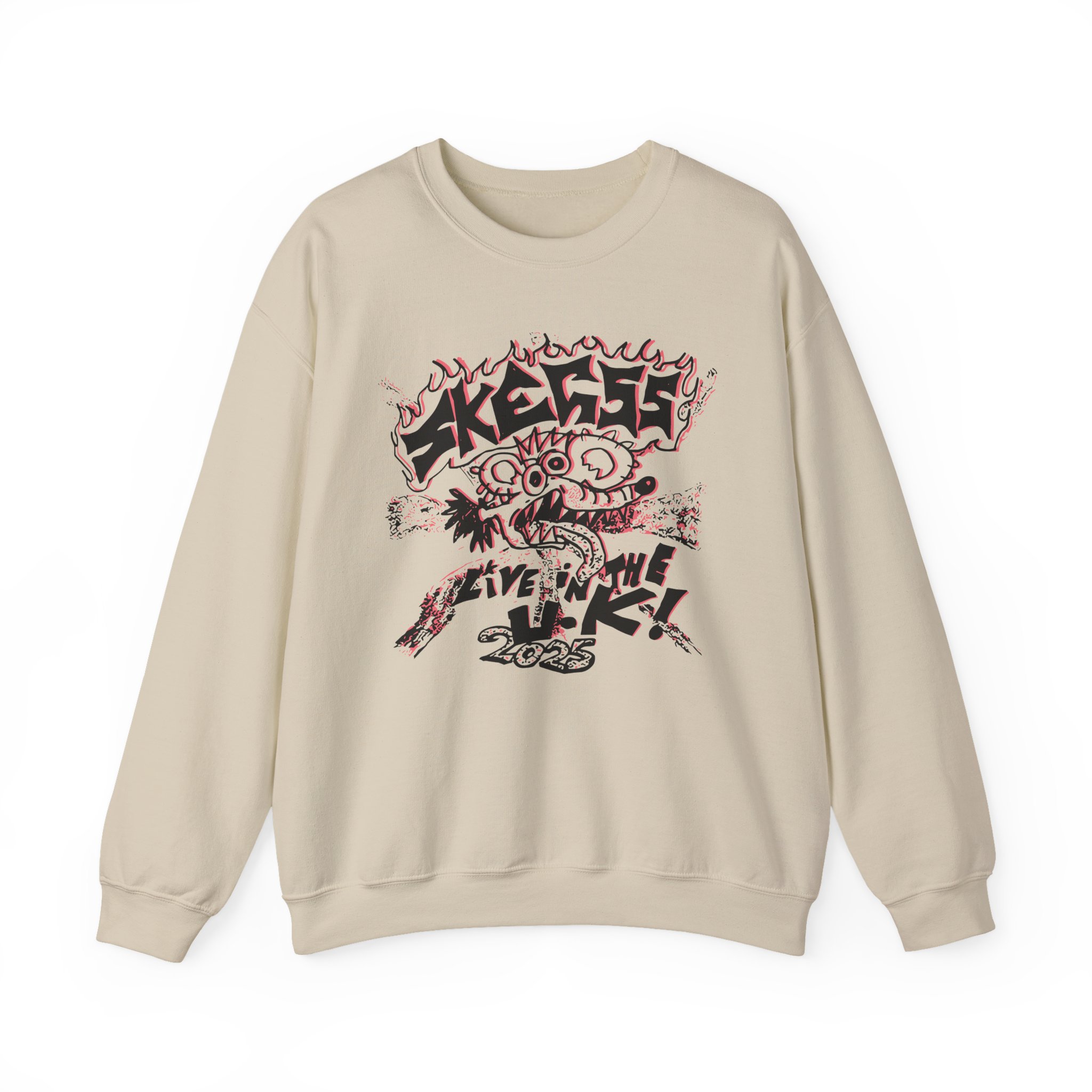Skegss Live in the Uk 2025 Unisex Heavy Blendâ„¢ Crewneck Sweatshirt