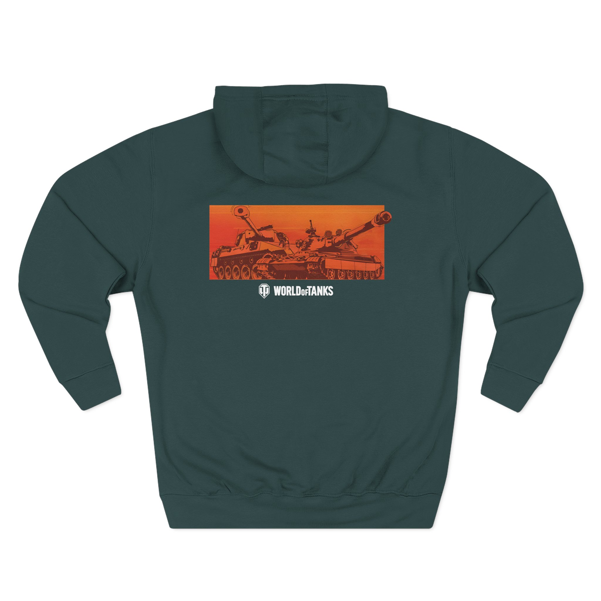 World of Tank Orange Sky Three-Panel Fleece Hoodie