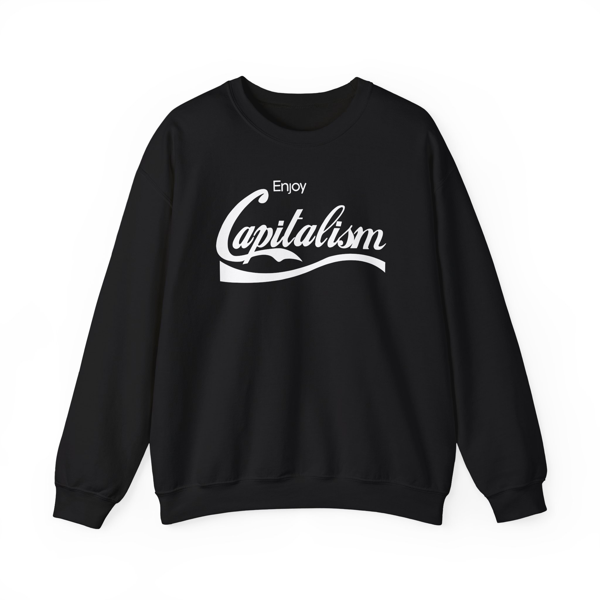 Valuetainment Enjoy Capitalism Unisex Heavy Blendâ„¢ Crewneck Sweatshirt