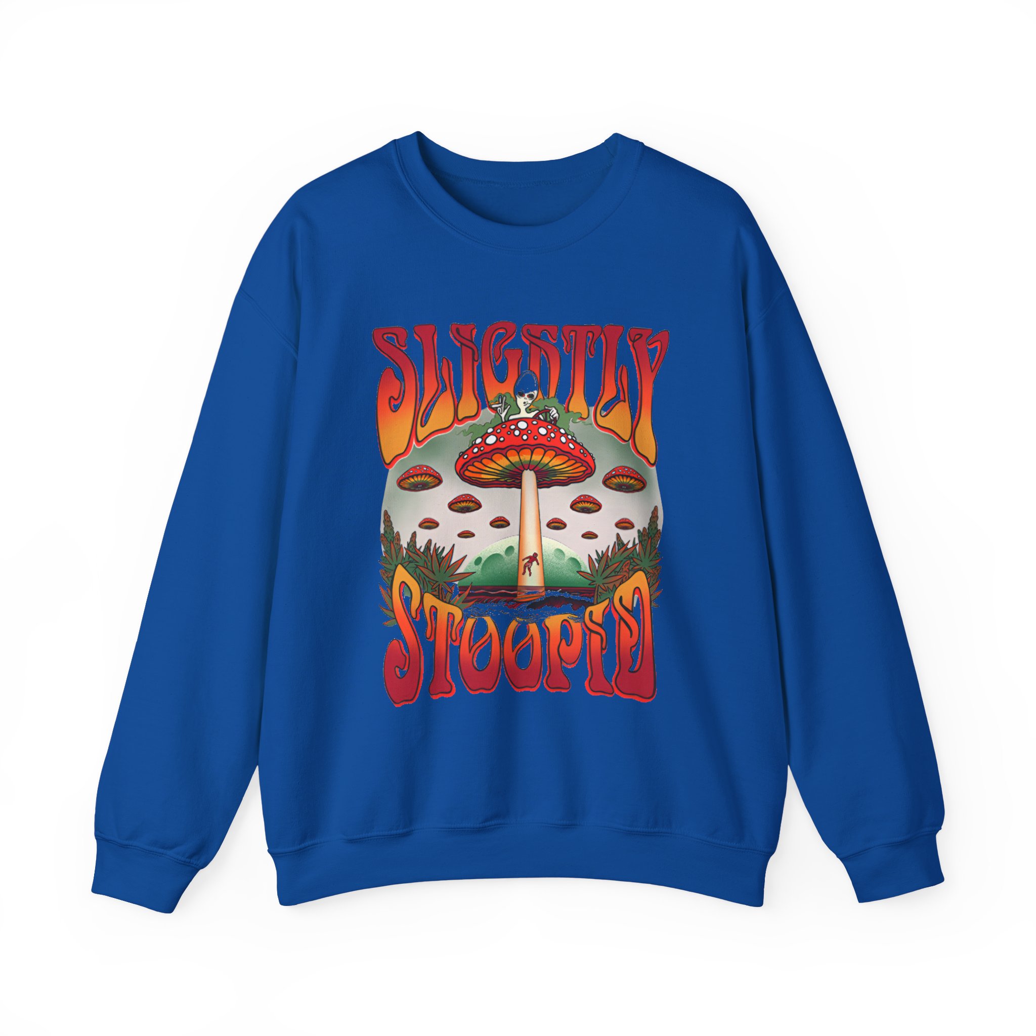 Slightly Stoopid Mushroom Ufo Unisex Heavy Blendâ„¢ Crewneck Sweatshirt