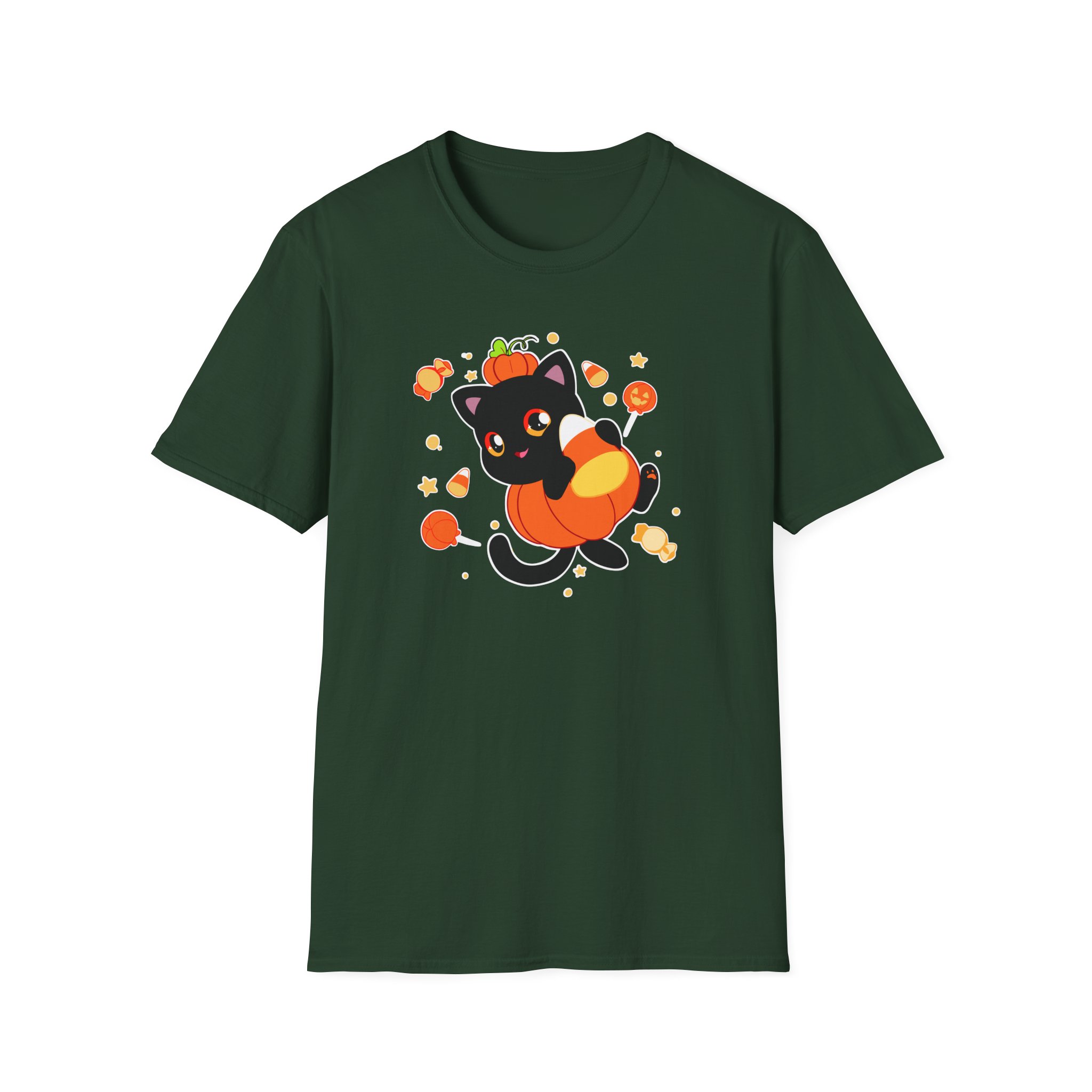 Aphmau Pumpkin Cat Unisex Softstyle T-Shirt