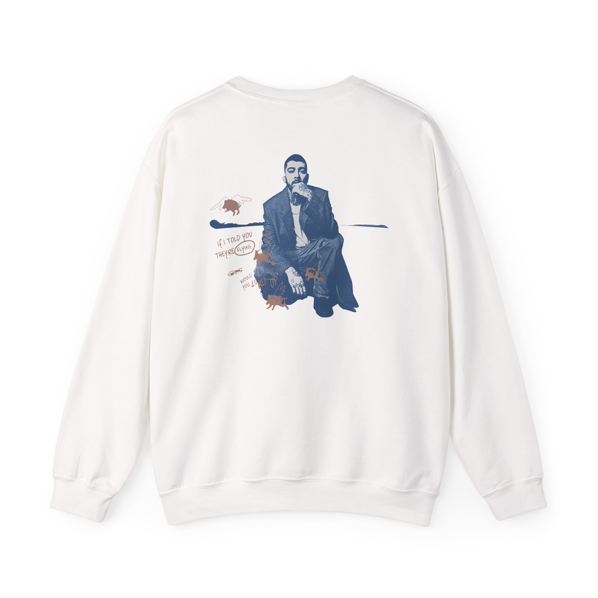 Zayn Malik Look Up Unisex Heavy Blendâ„¢ Crewneck Sweatshirt