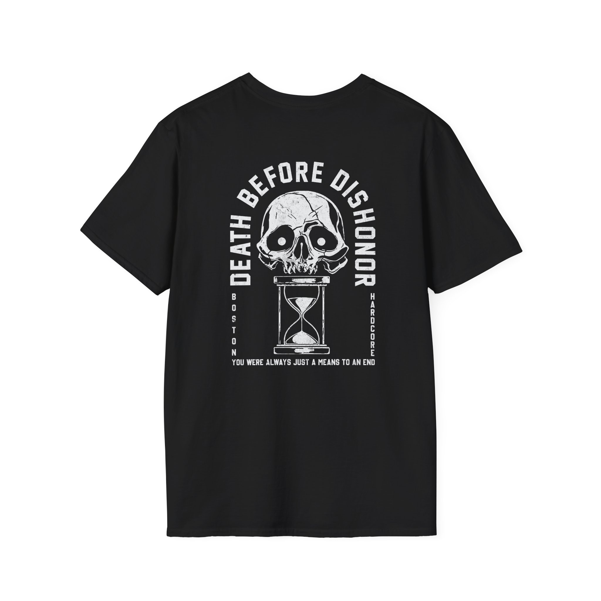 Death Before Dishonor Hourglass Unisex Softstyle T-Shirt