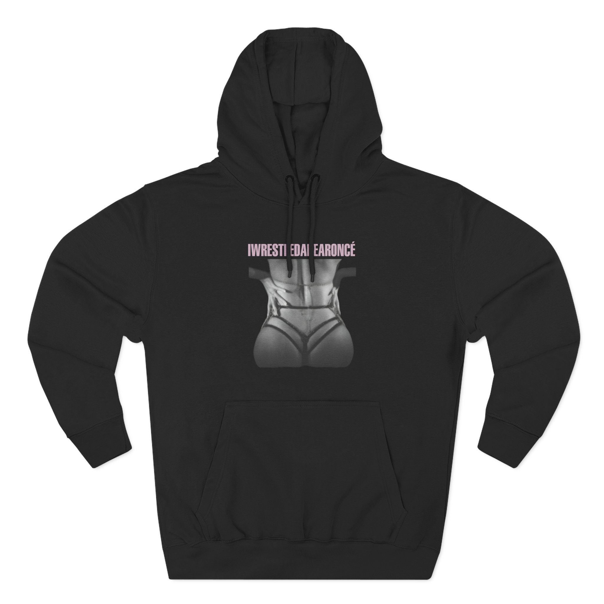 Iwrestledabearonce Three-Panel Fleece Hoodie