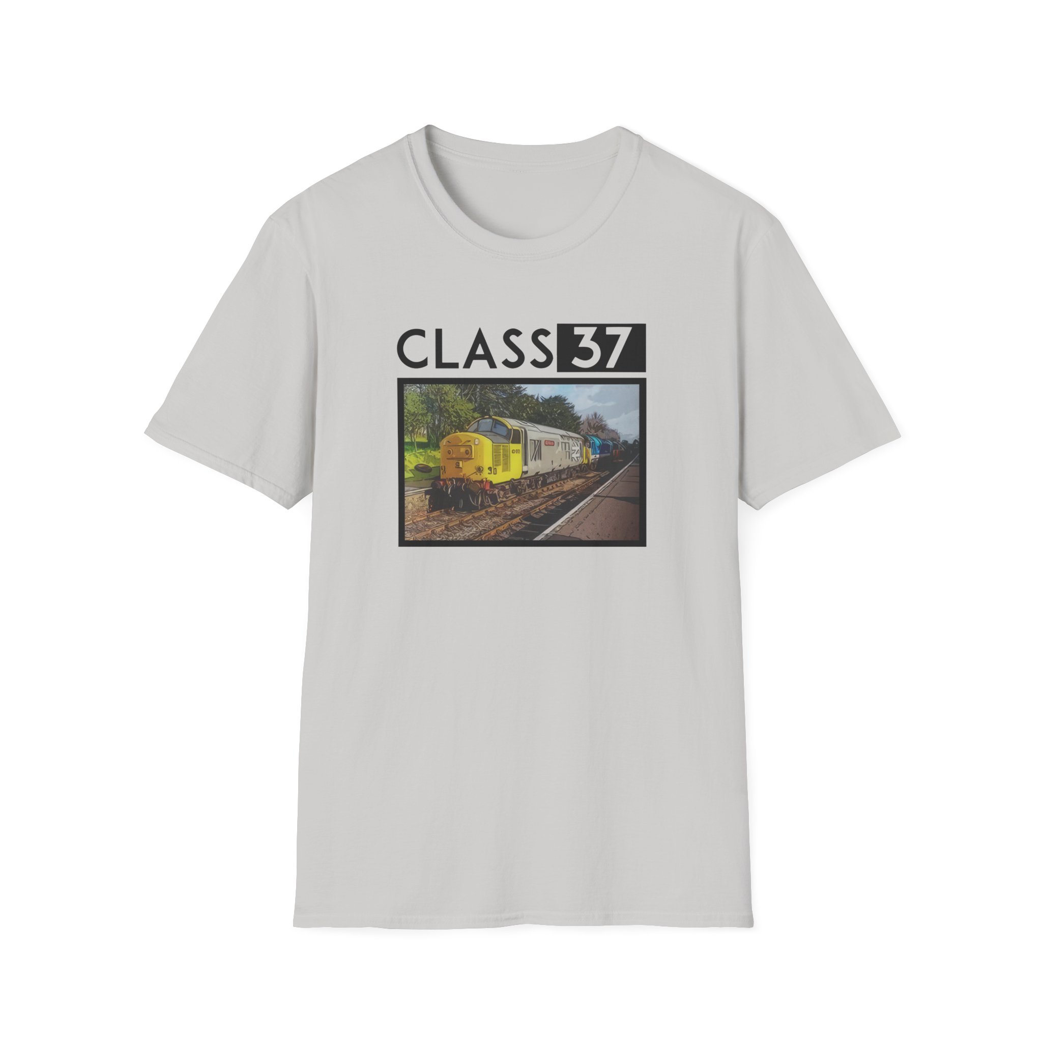 Ryan Windridge Class 37 Train Unisex Softstyle T-Shirt