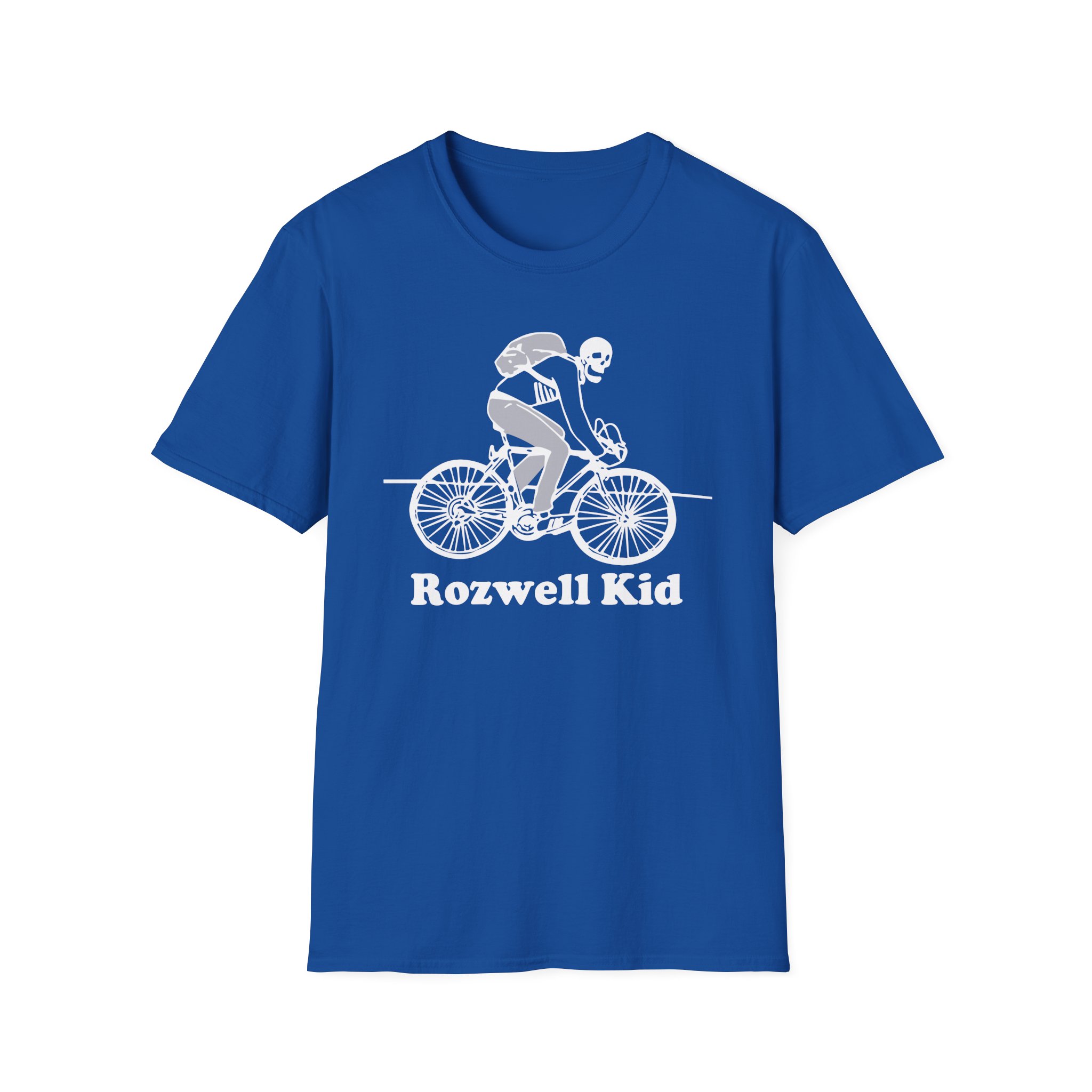 Rozwell Kid Bicycle Skeleton Unisex Softstyle T-Shirt