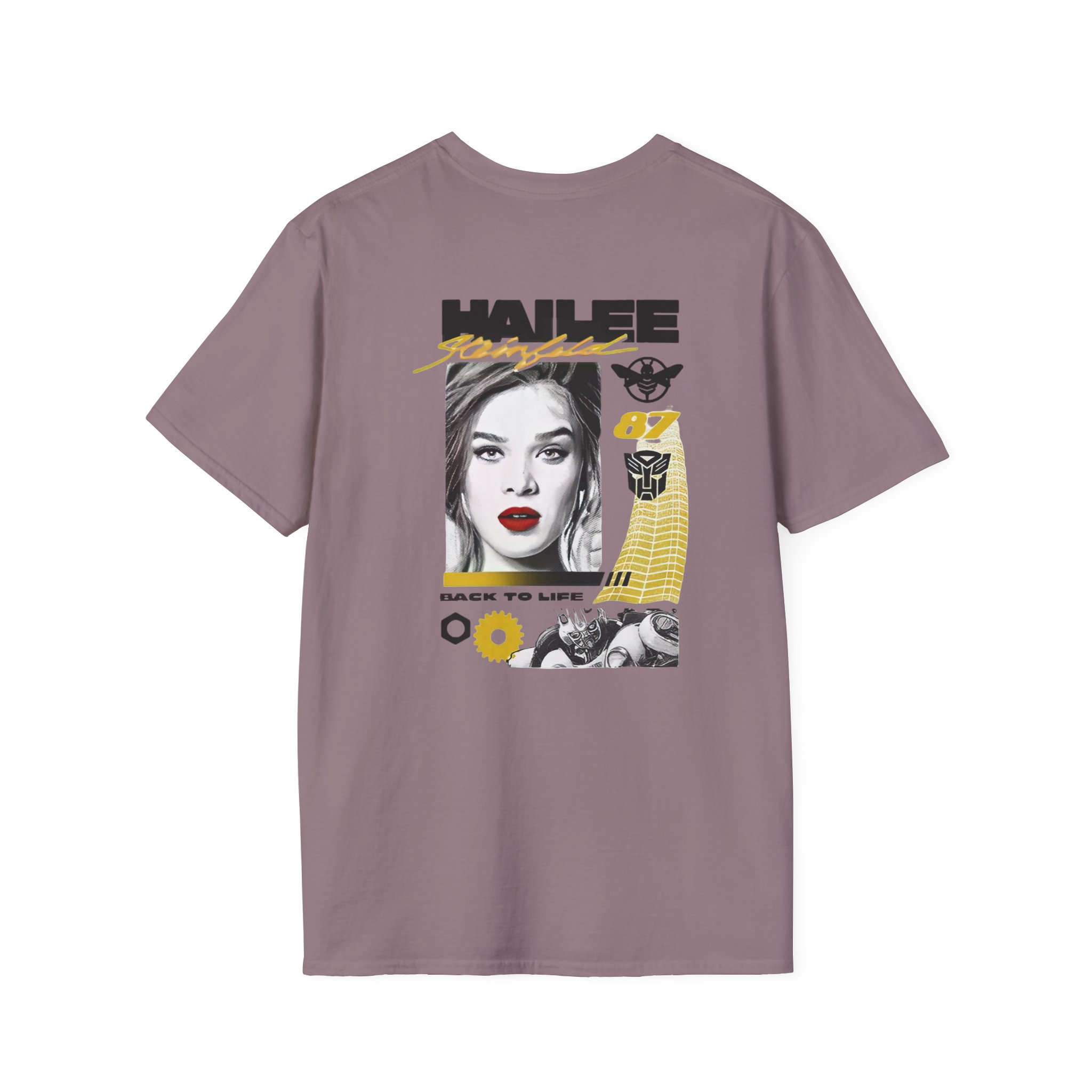 Hailee Steinfeld Bumblebee Moto Unisex Softstyle T-Shirt