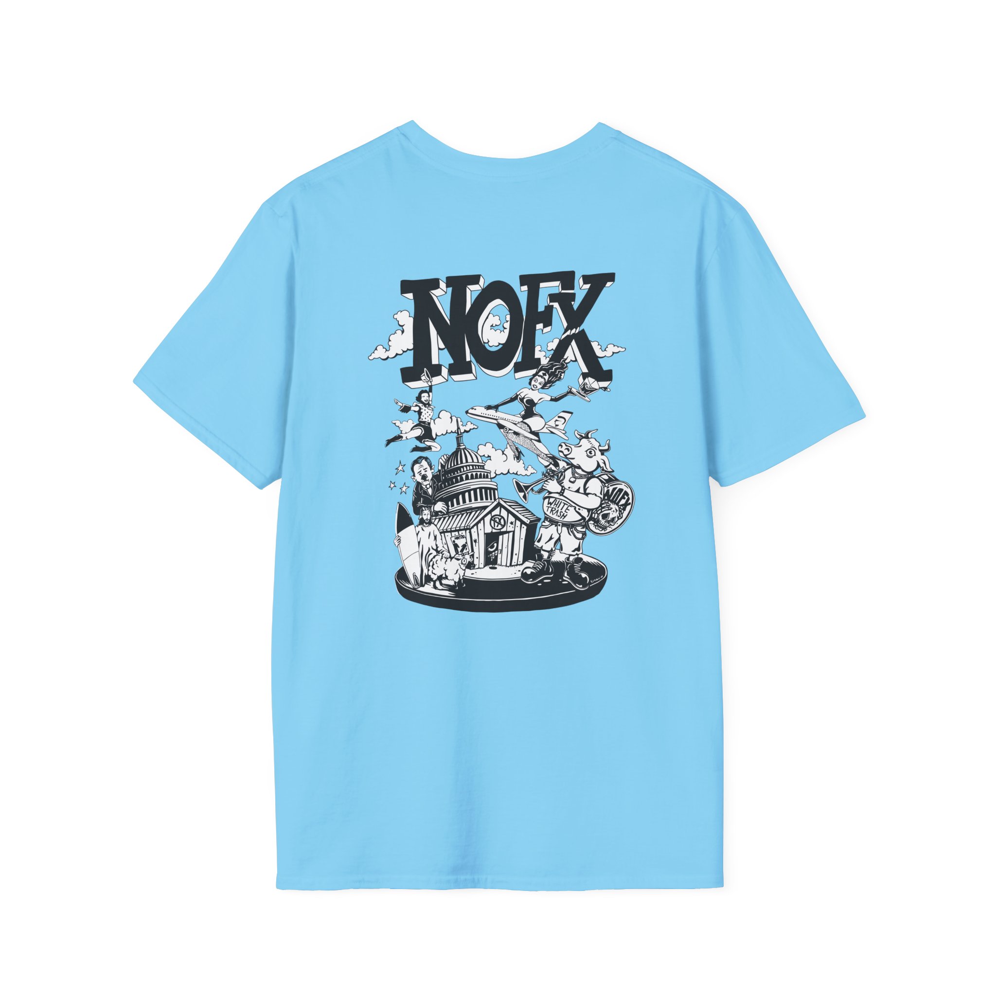 Nofx Allbums Unisex Softstyle T-Shirt