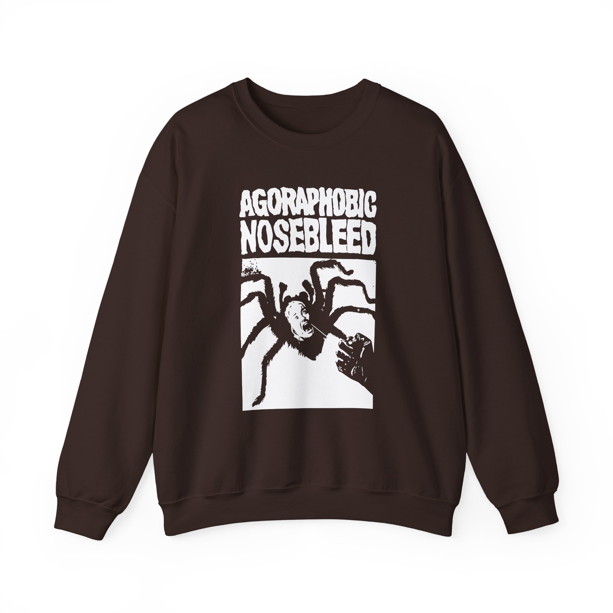 Agoraphobic Nosebleed Spider Unisex Heavy Blendâ„¢ Crewneck Sweatshirt