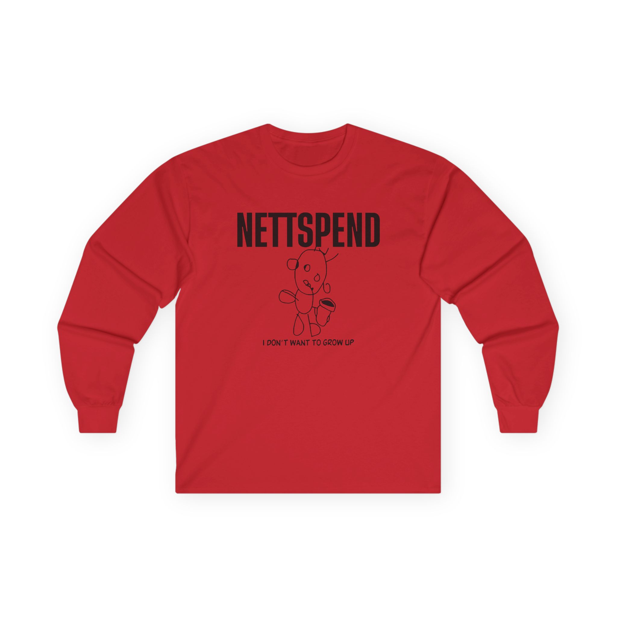 Nettspend I Dont Want to Grow Up Unisex Ultra Cotton Long Sleeve Tee