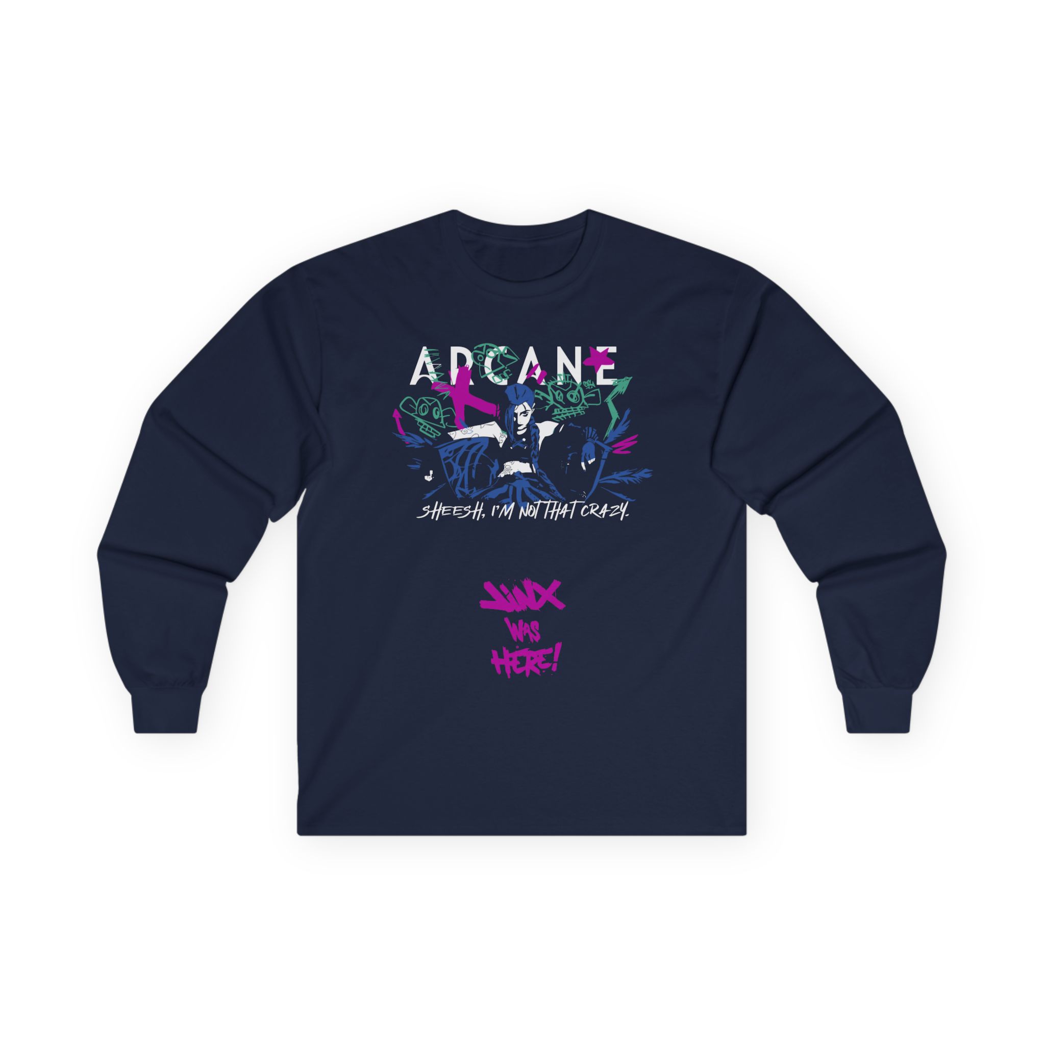 Jinx Arcane Unisex Ultra Cotton Long Sleeve Tee