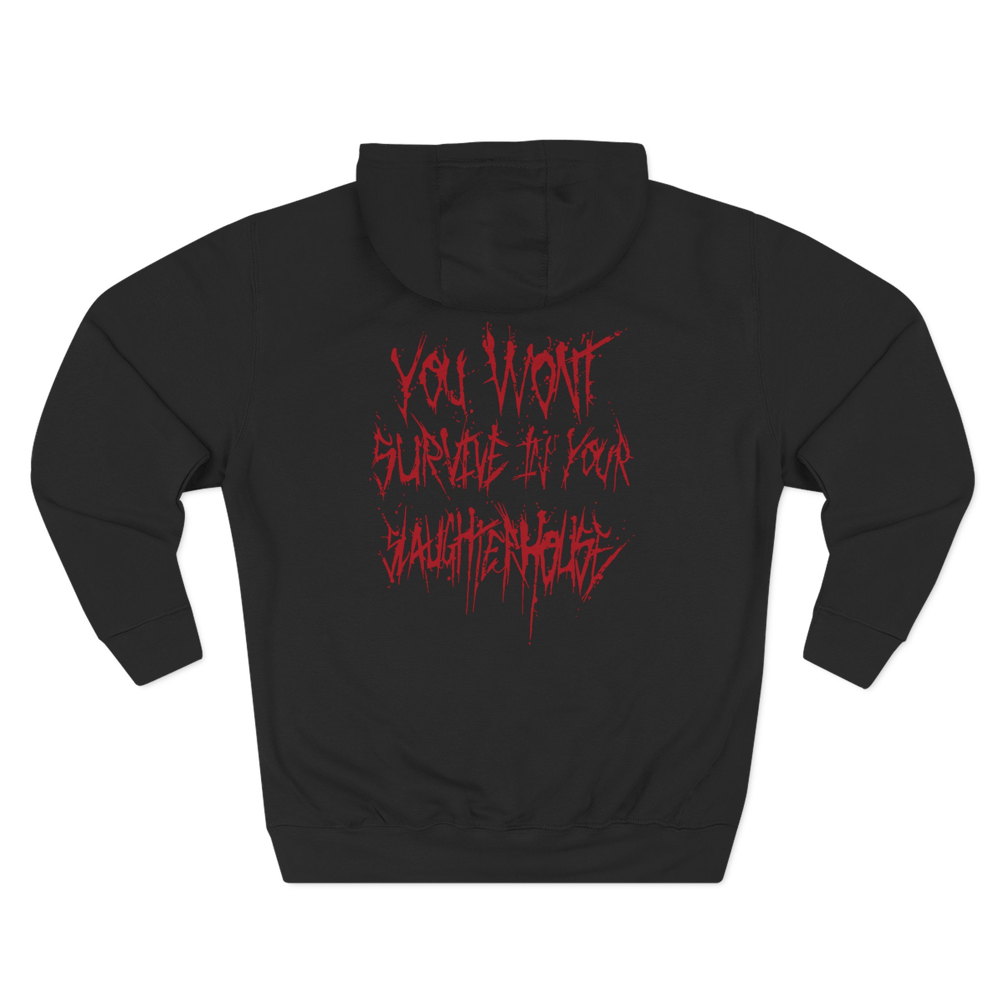 Motionless in White Slaughterhouse Three-Panel Fleece Hoodie