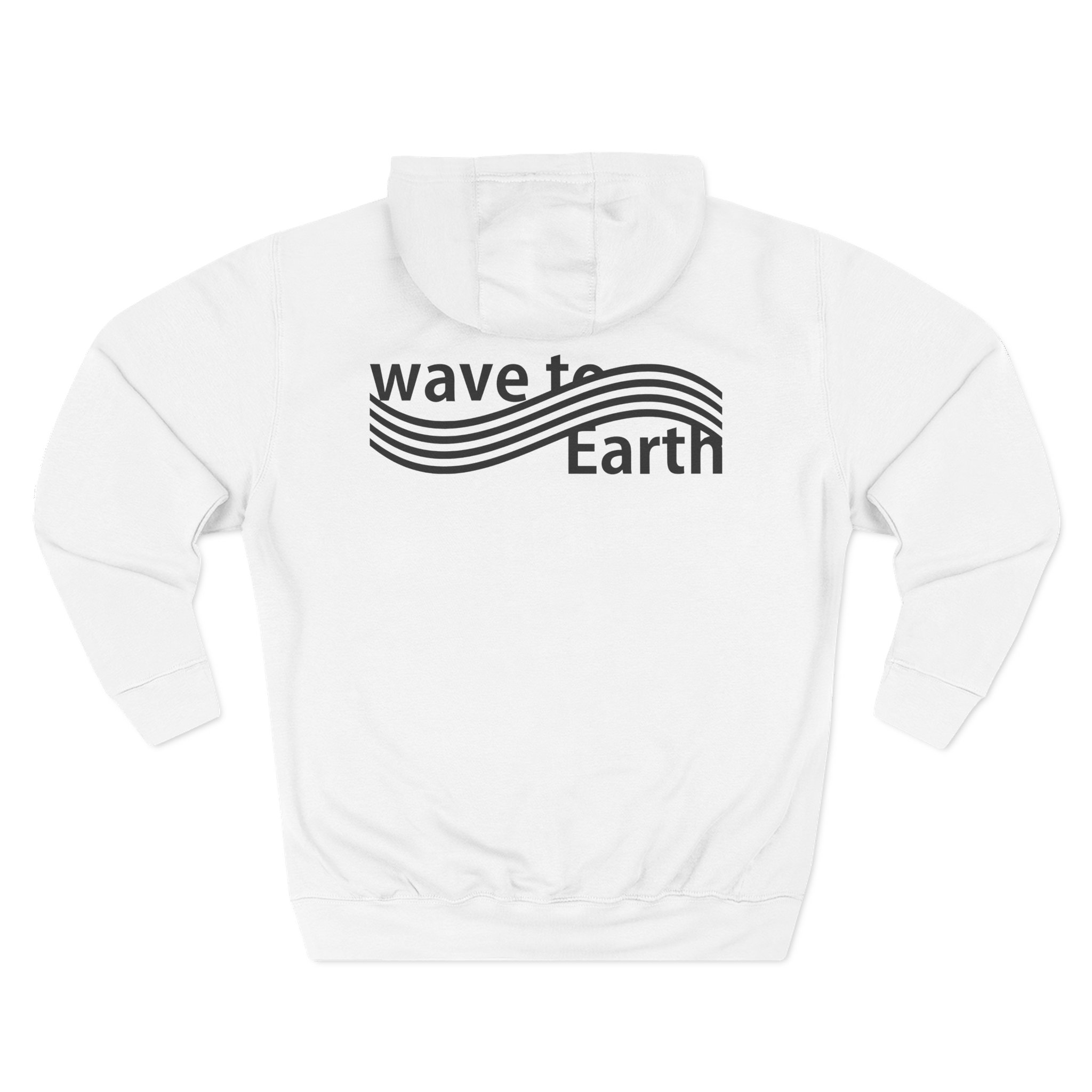 Wave to Earth Three-Panel Fleece Hoodie