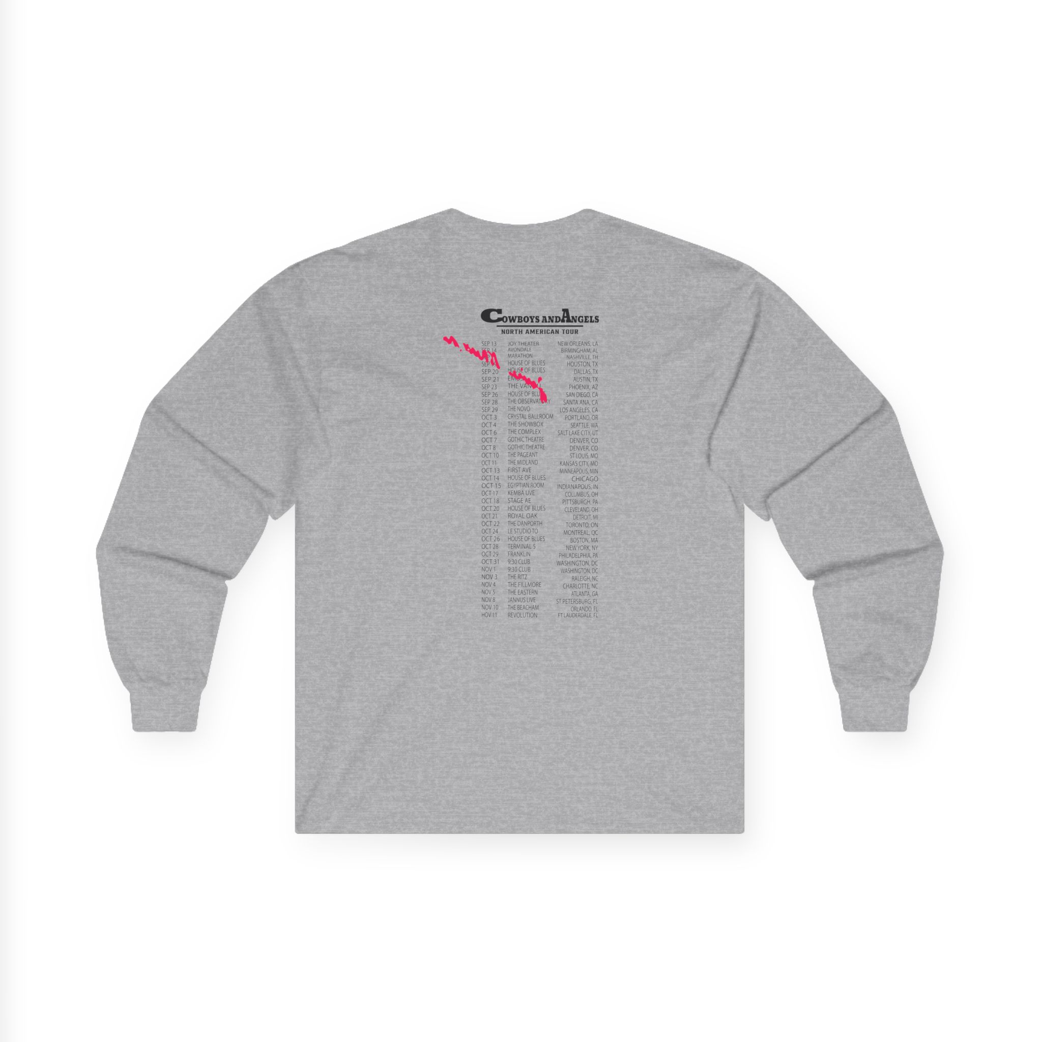 Jessie Murph Cowboys & Angels Tour Unisex Ultra Cotton Long Sleeve Tee