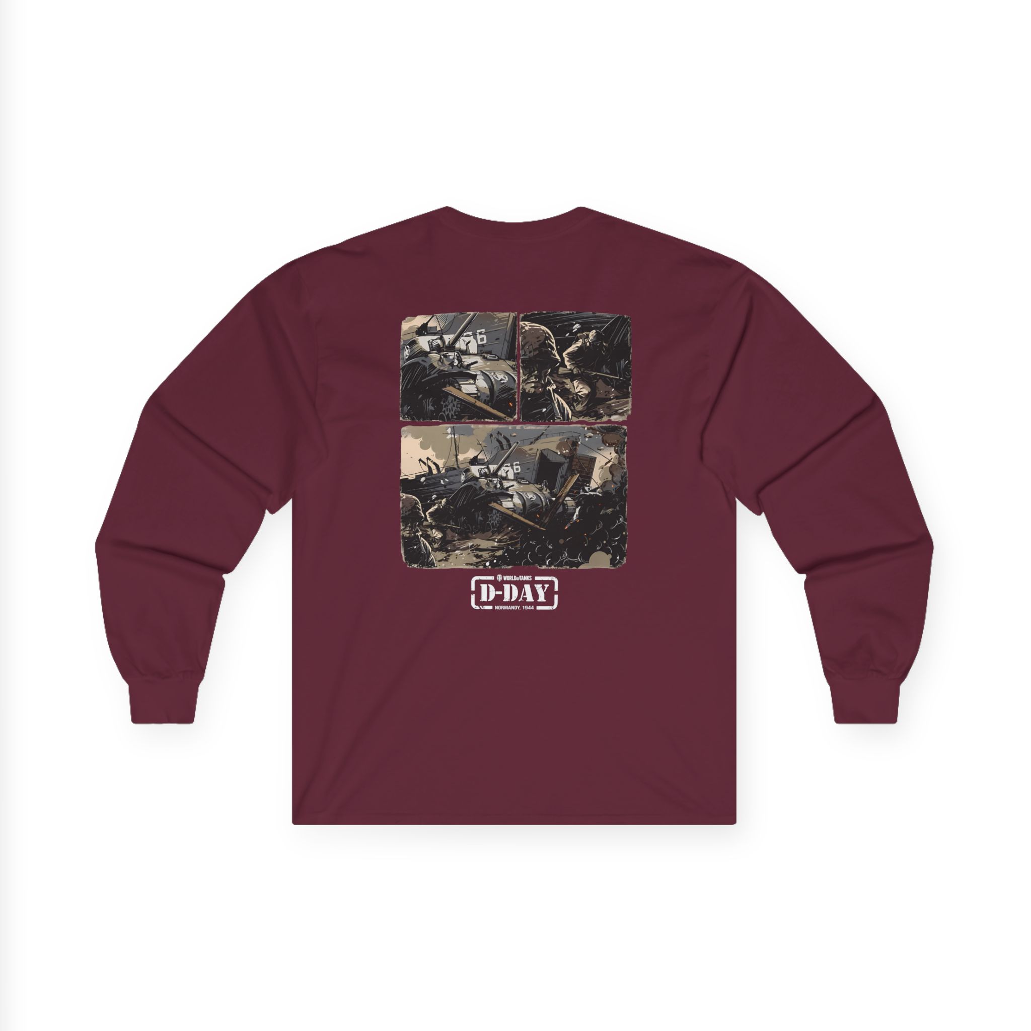 World of Tank Wot D-day Fury Storm Unisex Ultra Cotton Long Sleeve Tee