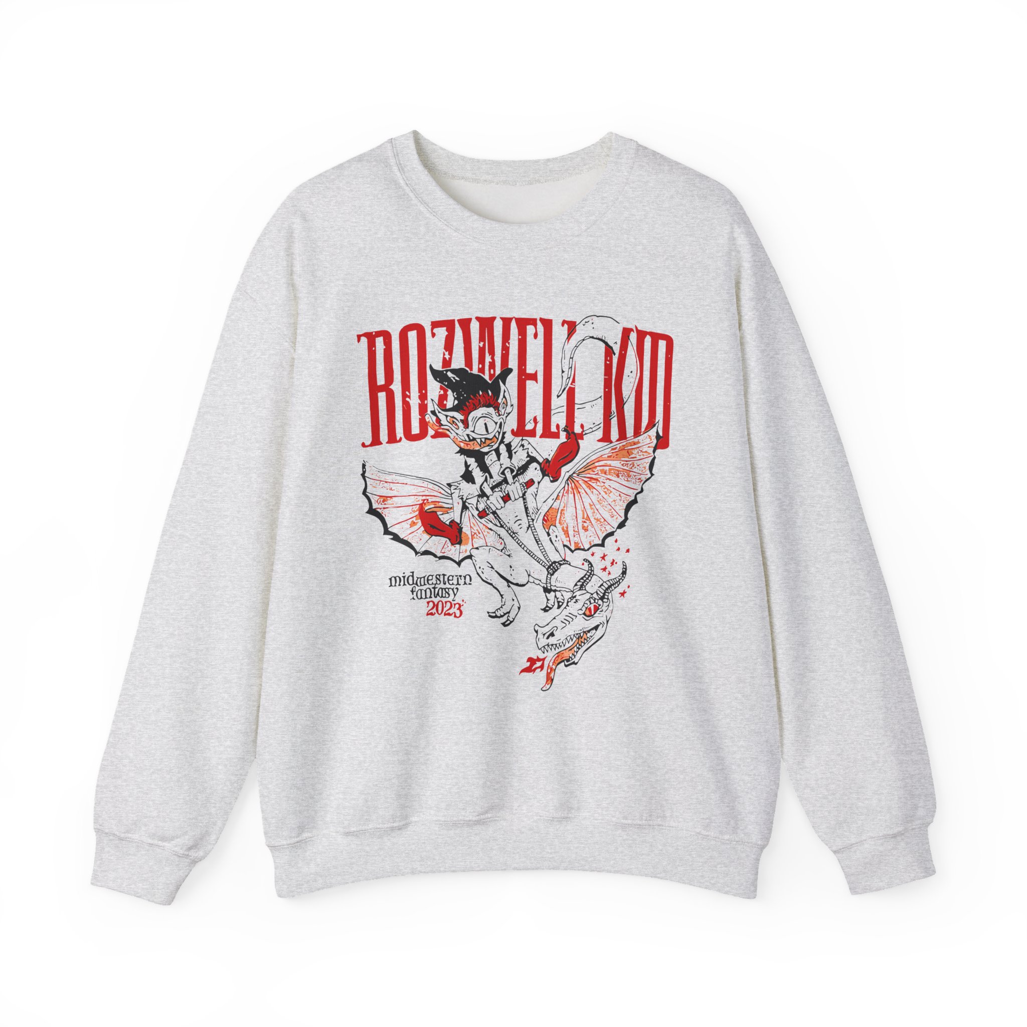 Rozwell Kid 2023 Midwestern Fantasy Tour Unisex Heavy Blendâ„¢ Crewneck Sweatshirt