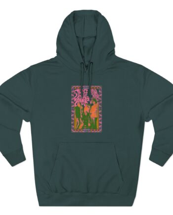Jefferson Airplane Psychedelic Band Photo Three-Panel Fleece Hoodie