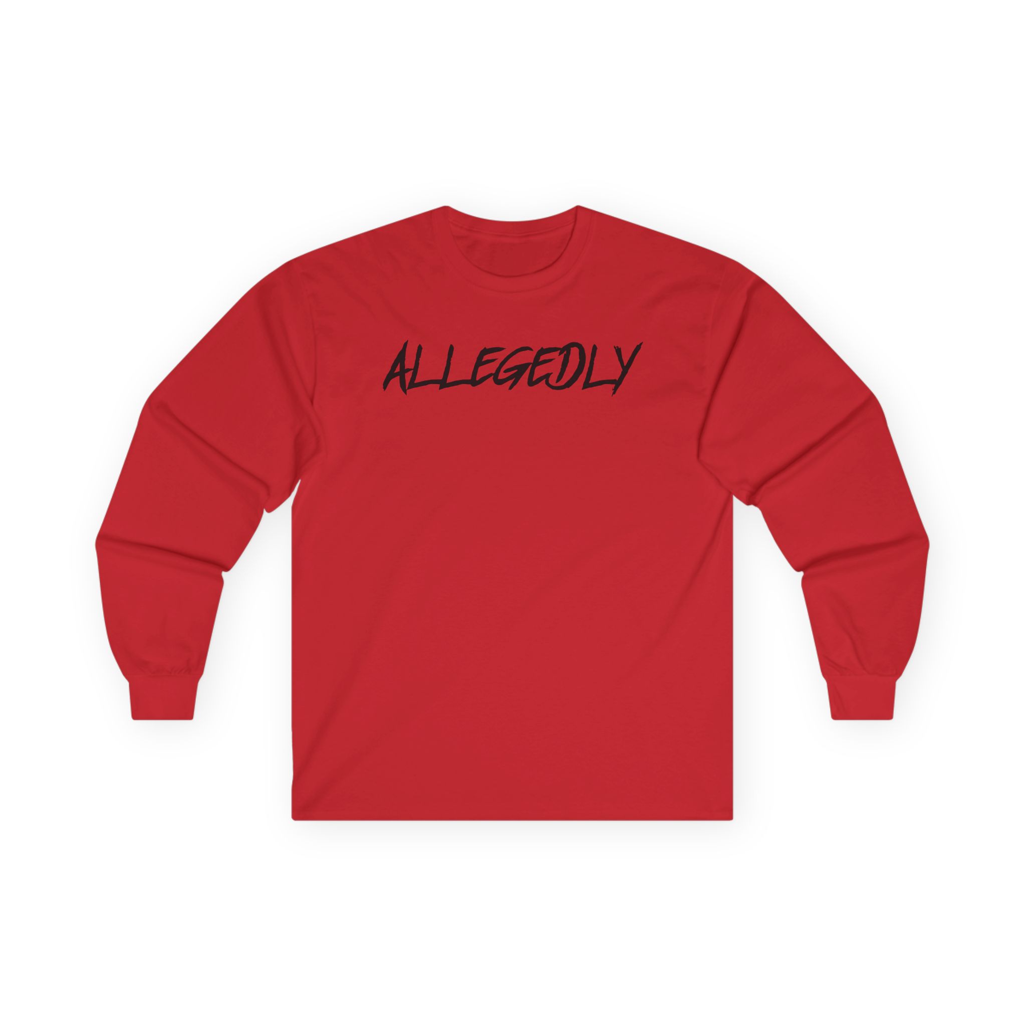 Valuetainment Allegedly Army Unisex Ultra Cotton Long Sleeve Tee