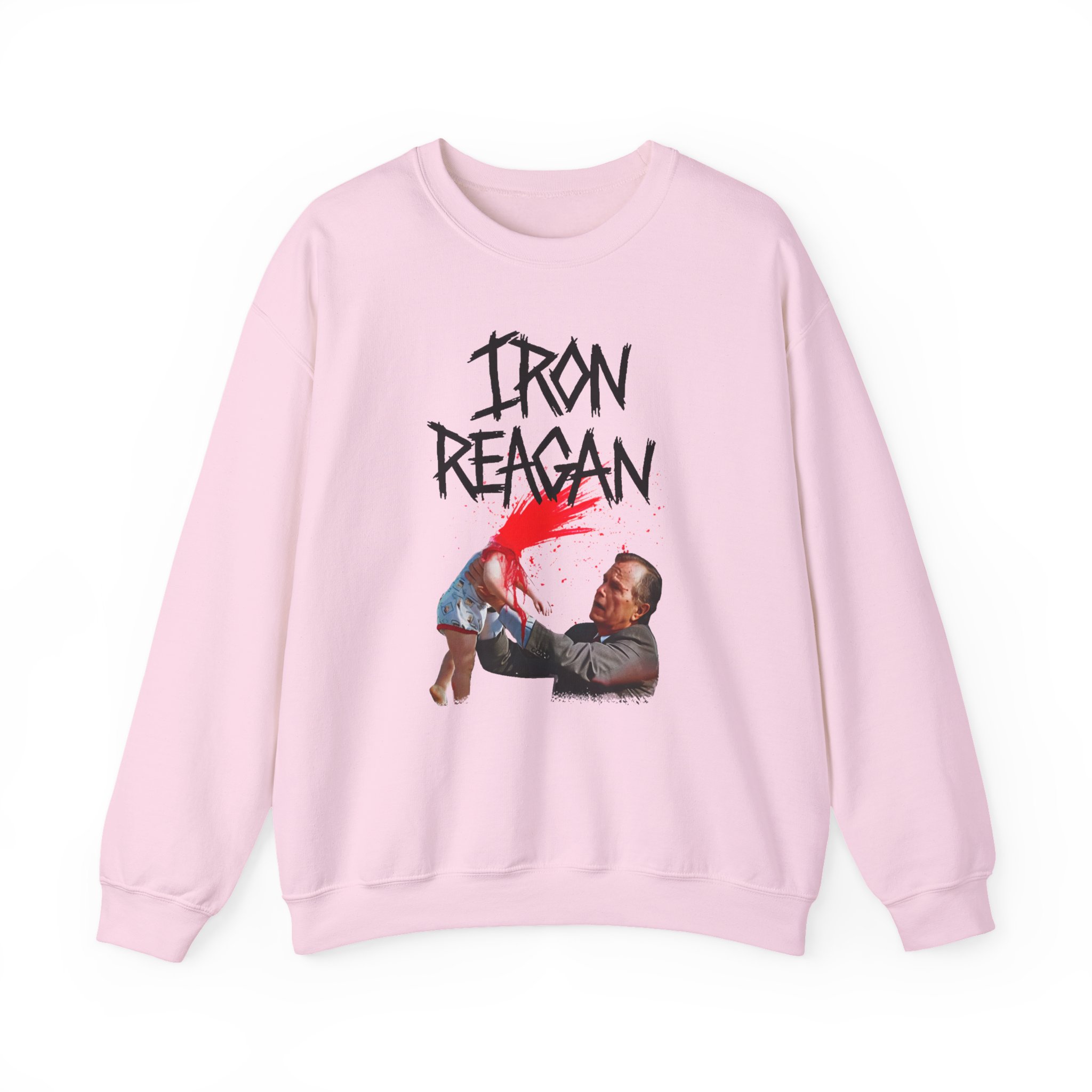 Iron Reagan Asshole Bush Unisex Heavy Blendâ„¢ Crewneck Sweatshirt