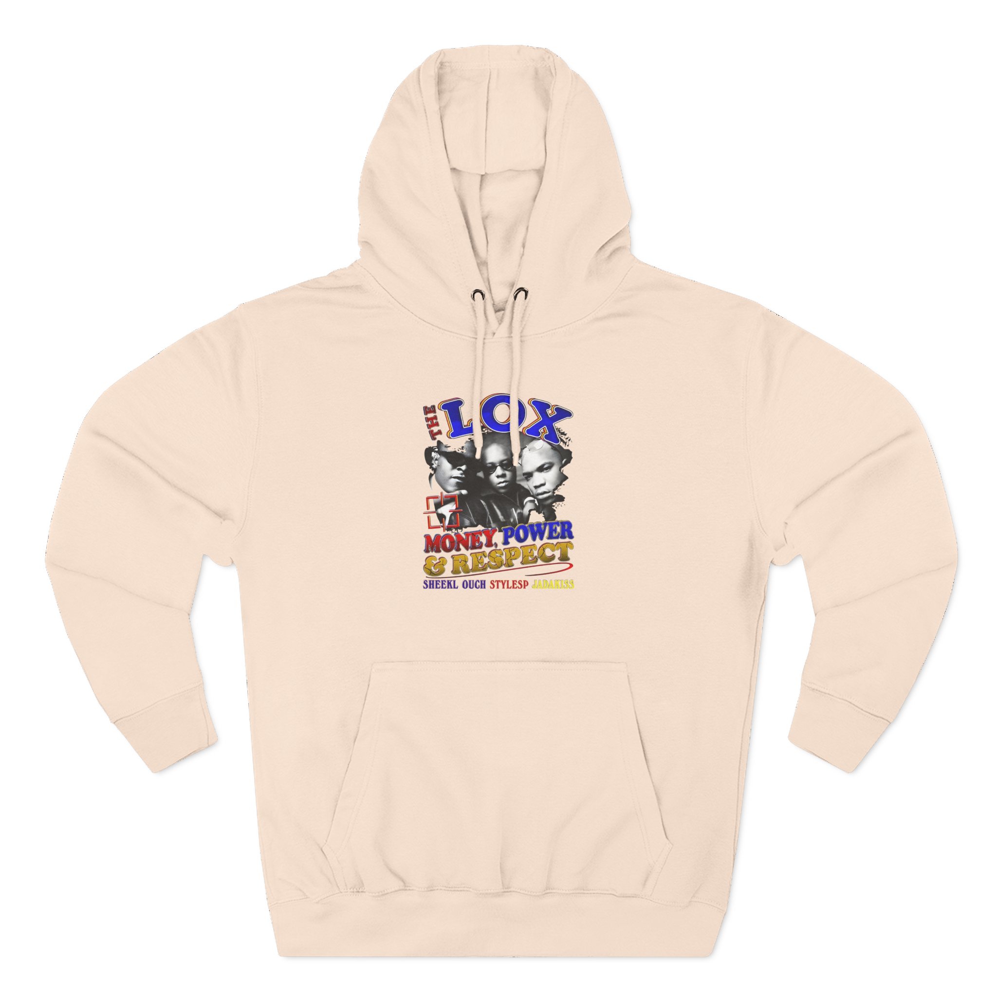 The Lox Money, Power & Respect Three-Panel Fleece Hoodie