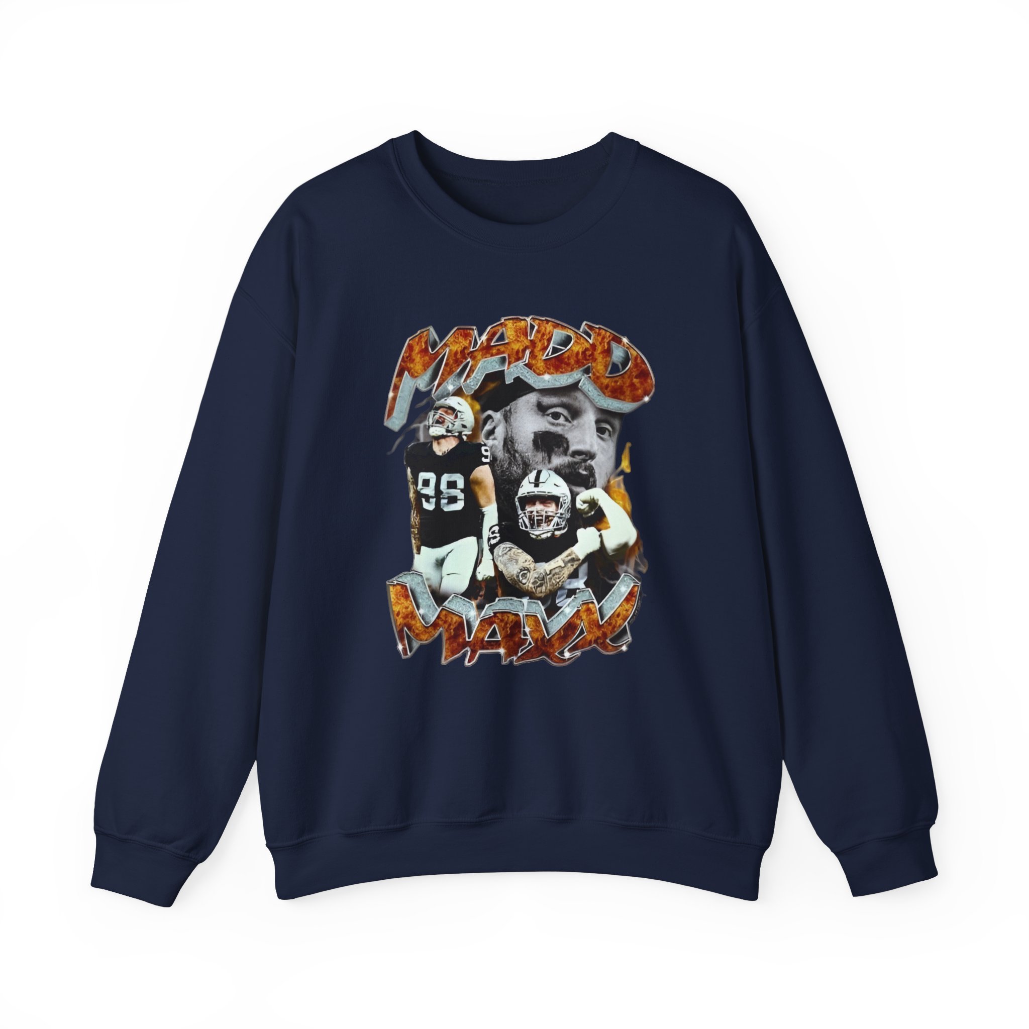 Maxx Crosby Mad Maxx Unisex Heavy Blendâ„¢ Crewneck Sweatshirt