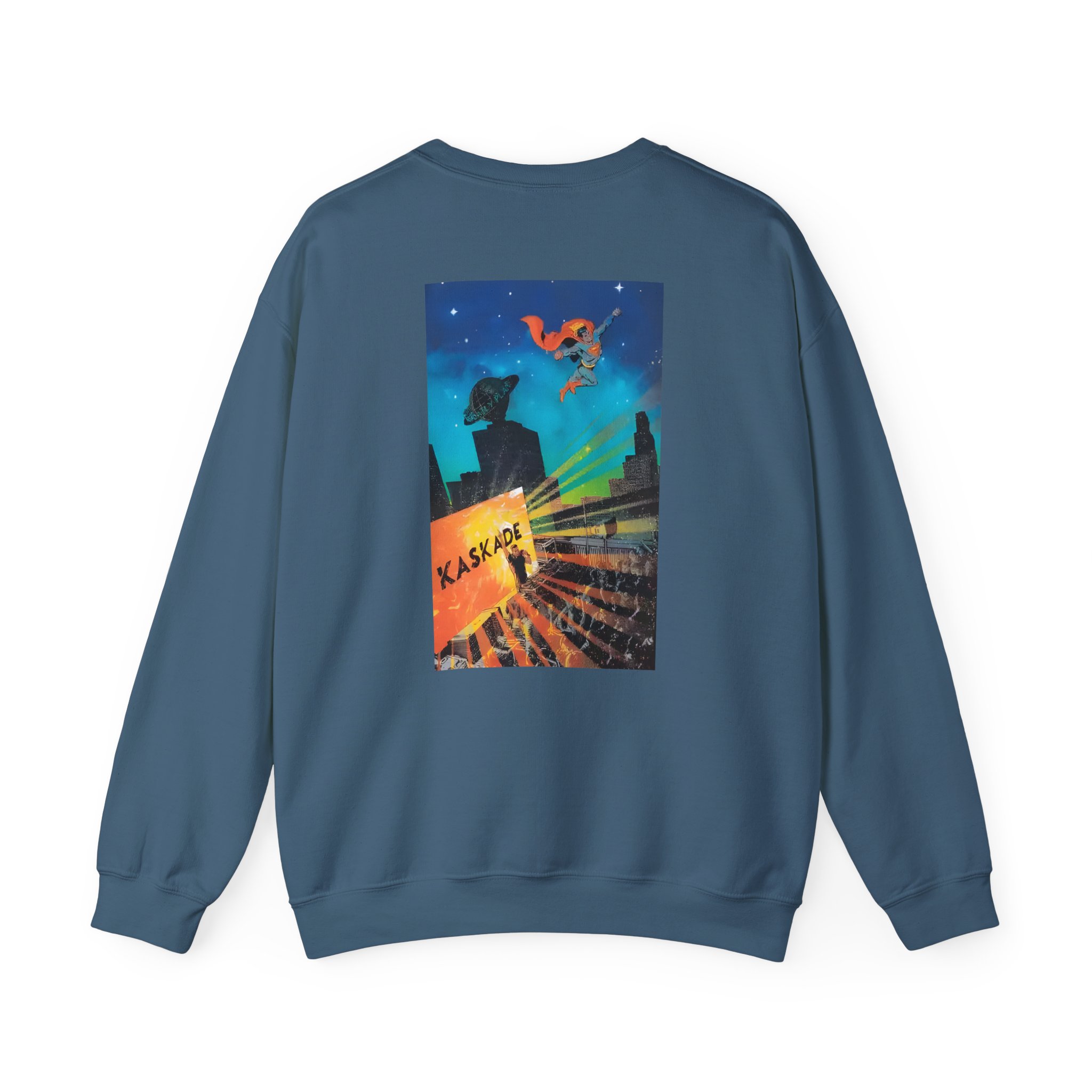 Kaskade X Superman Comic Unisex Heavy Blendâ„¢ Crewneck Sweatshirt