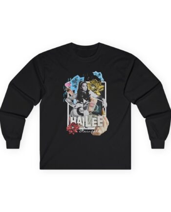Hailee Steinfeld Retro Collage Unisex Ultra Cotton Long Sleeve Tee