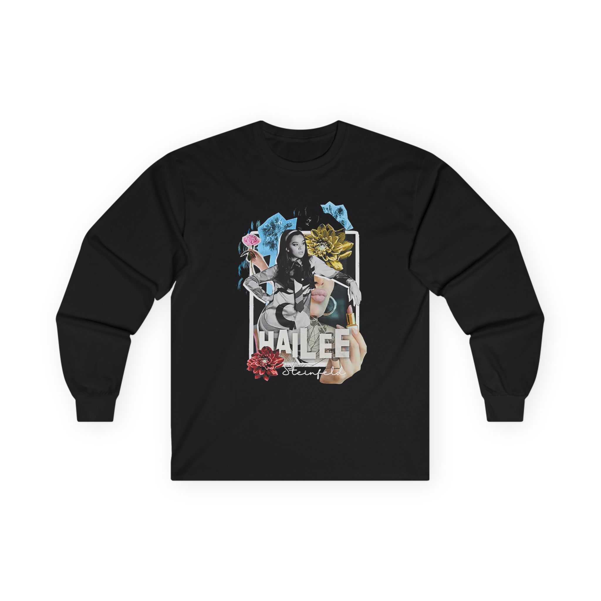 Hailee Steinfeld Retro Collage Unisex Ultra Cotton Long Sleeve Tee