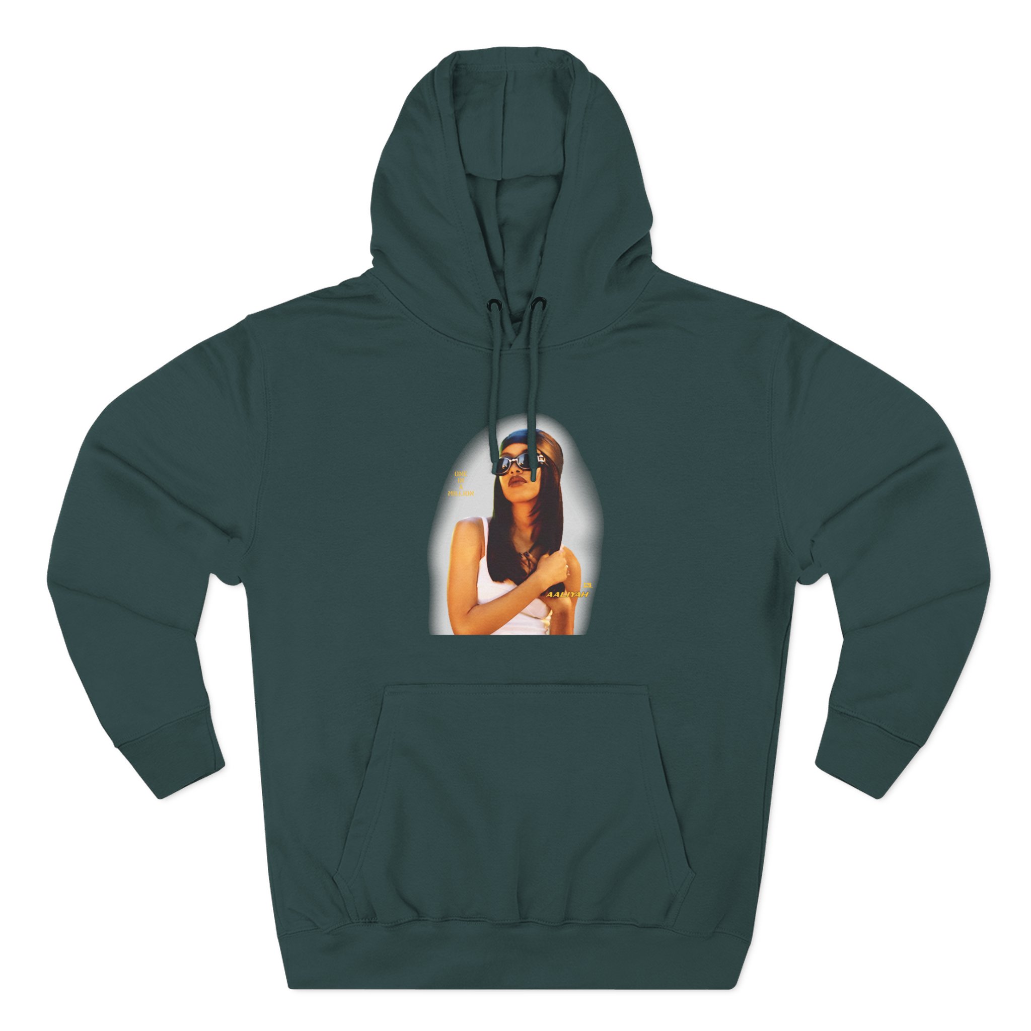 Aaliyah OIAM Portrait Three-Panel Fleece Hoodie