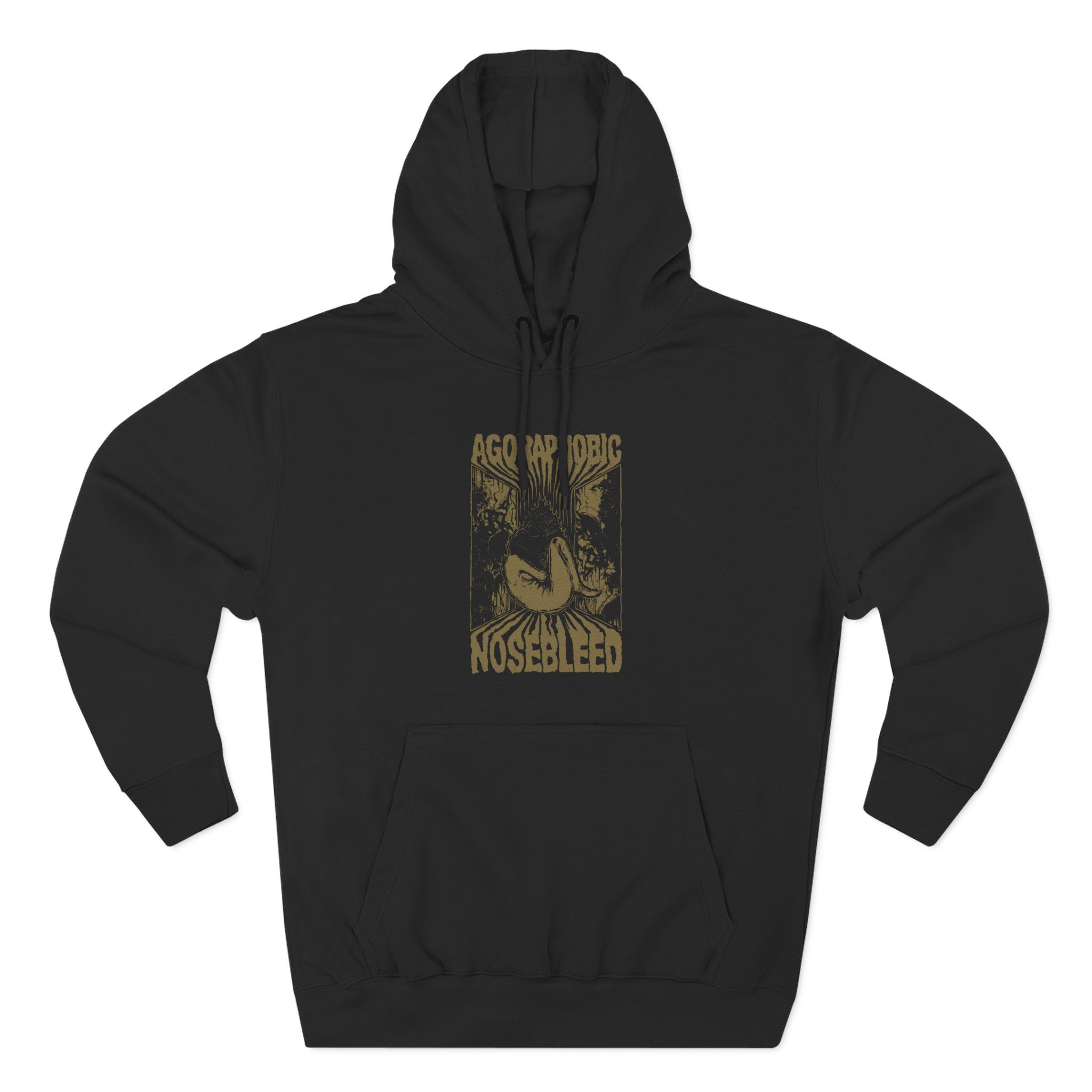 Agoraphobic Nosebleed Gnaw Three-Panel Fleece Hoodie