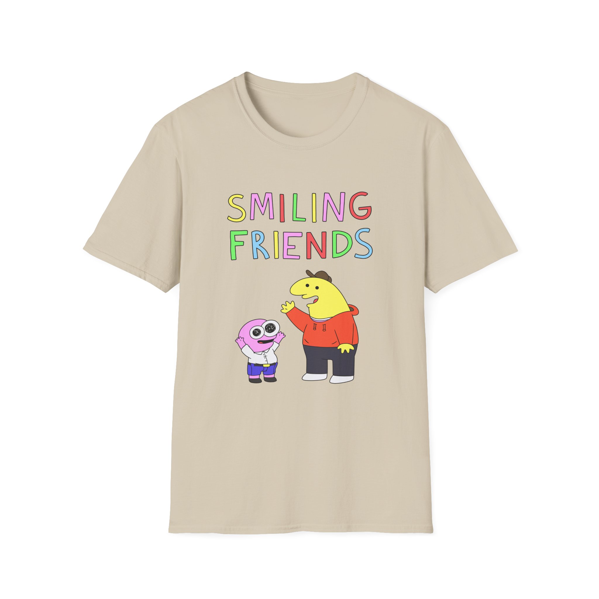 Smiling Friends Charlie Pim Allan Glep Unisex Softstyle T-shirt