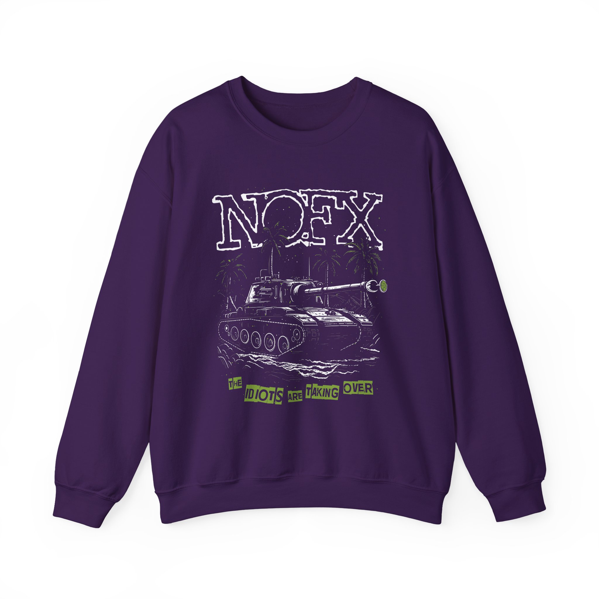 Nofx the Idiots Are Taking Over Unisex Heavy Blendâ„¢ Crewneck Sweatshirt